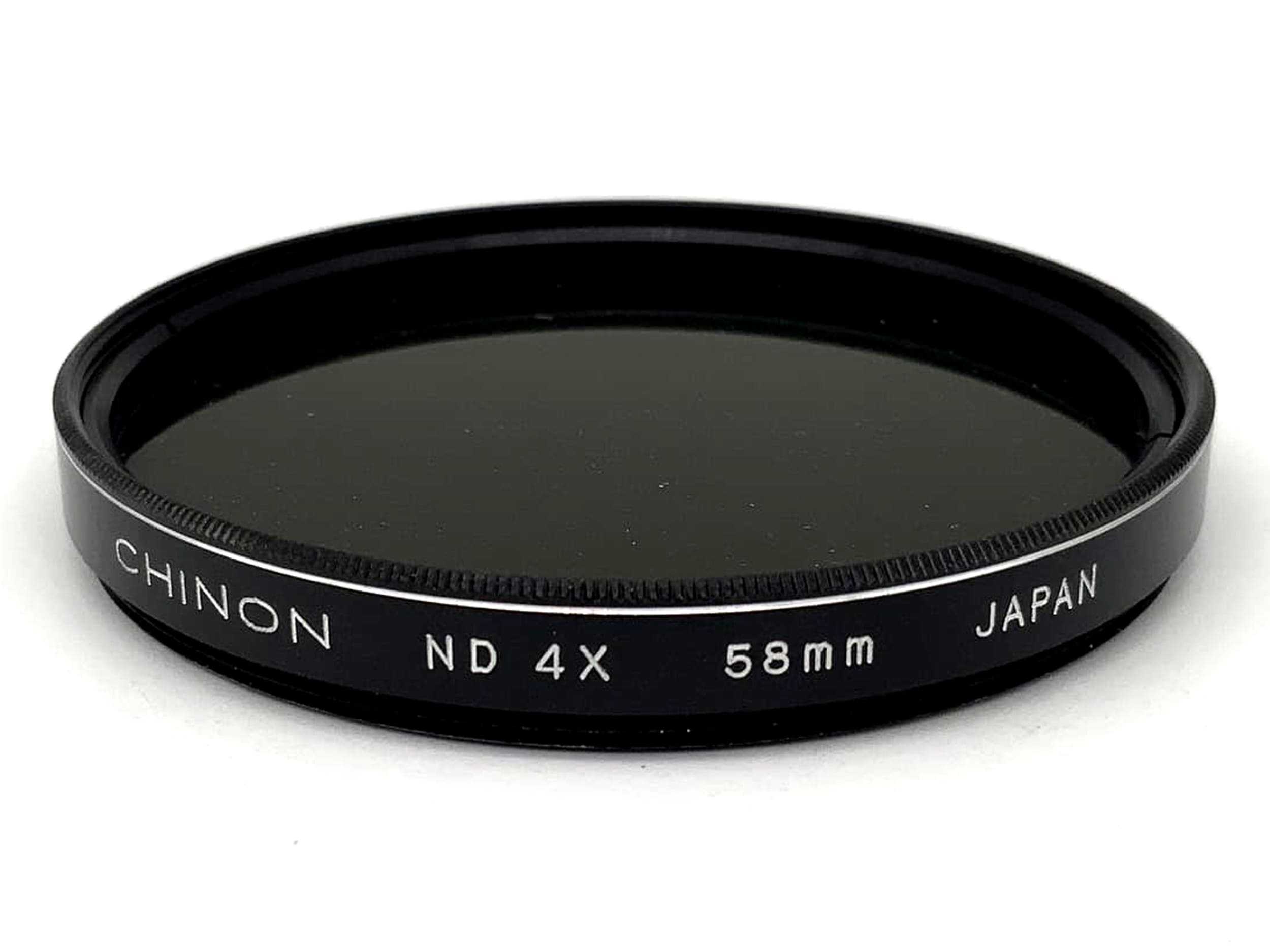 Chinon ND 4X gray filter, 58mm circular, M58 filter thread