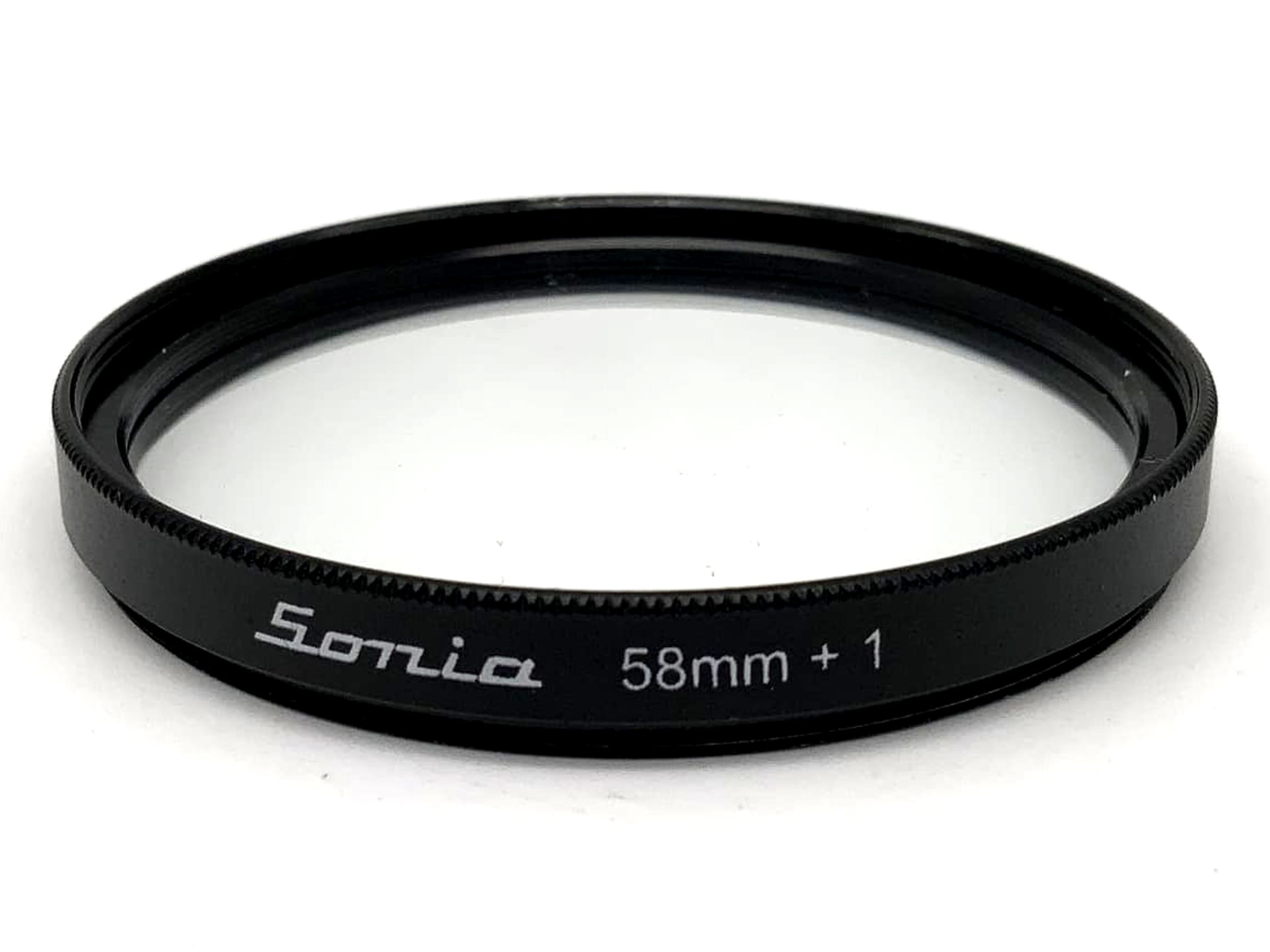 Sonia Close-Up Lens +1 (Close-Up) Filter 58mm Circular Filter Thread M58