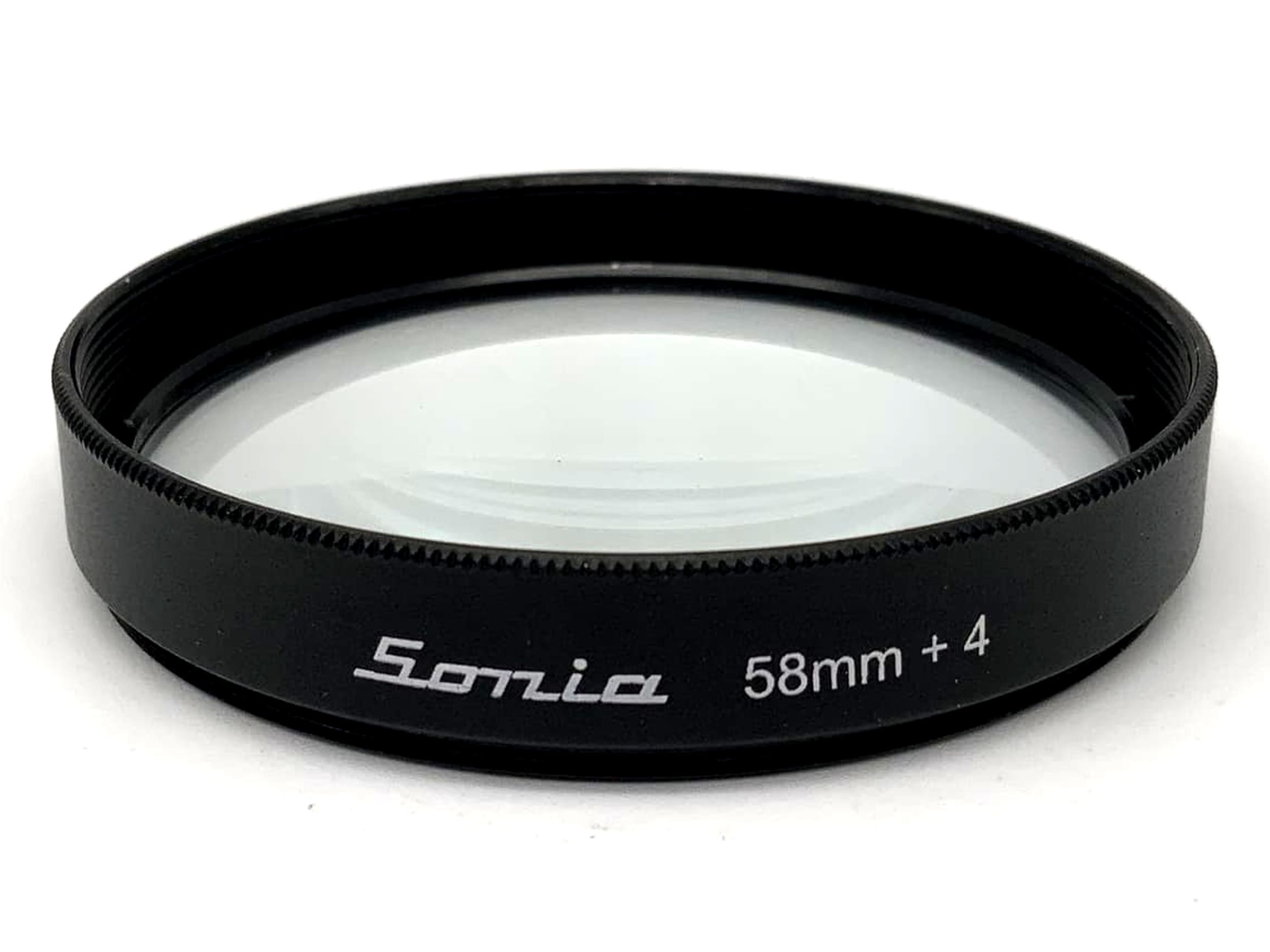 Sonia Close-Up Lens +4 (Close-Up) Filter 58mm Circular Filter Thread M58