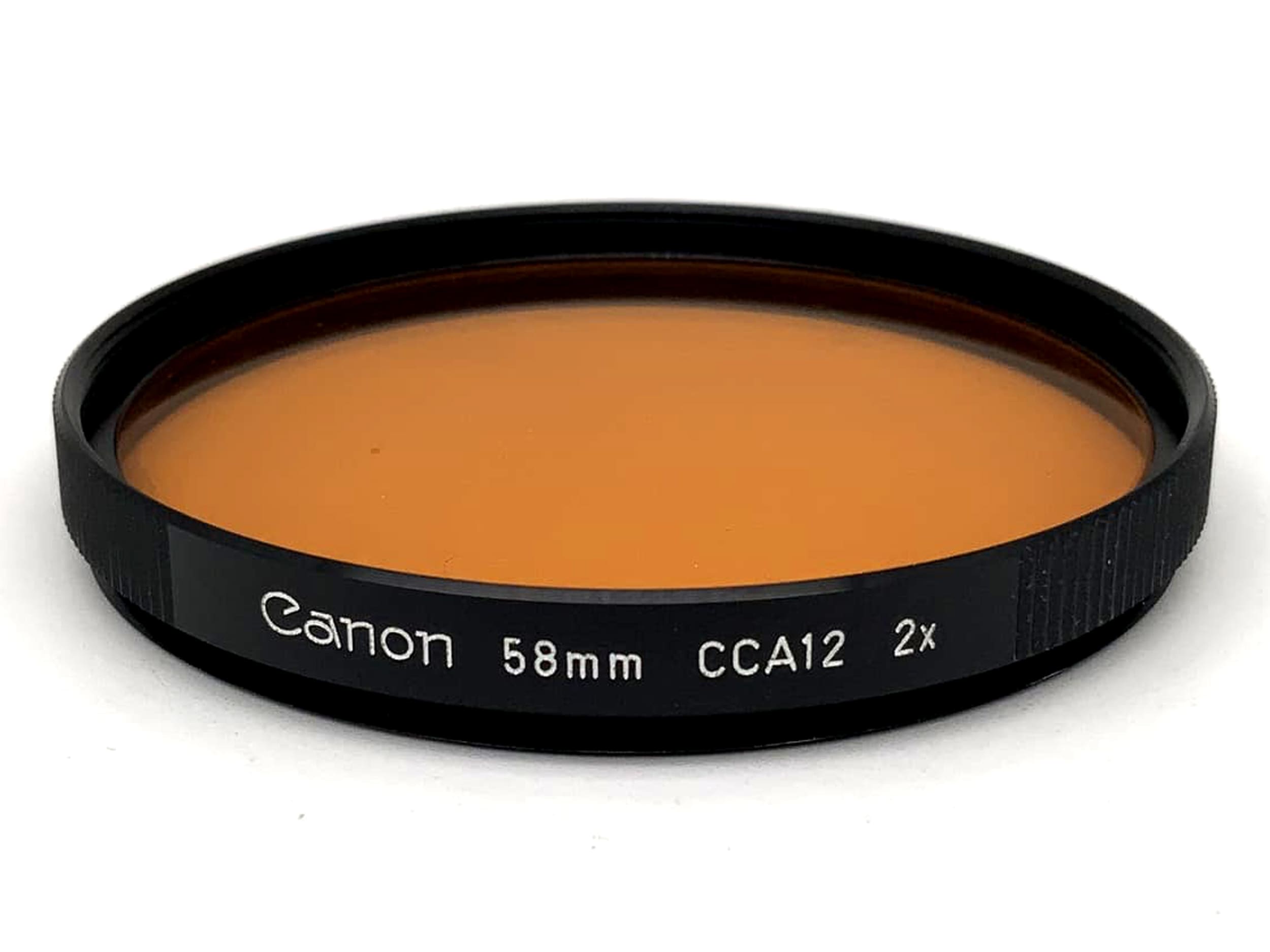 Canon CCA12 correction filter, 2x 58mm circular filter thread M58