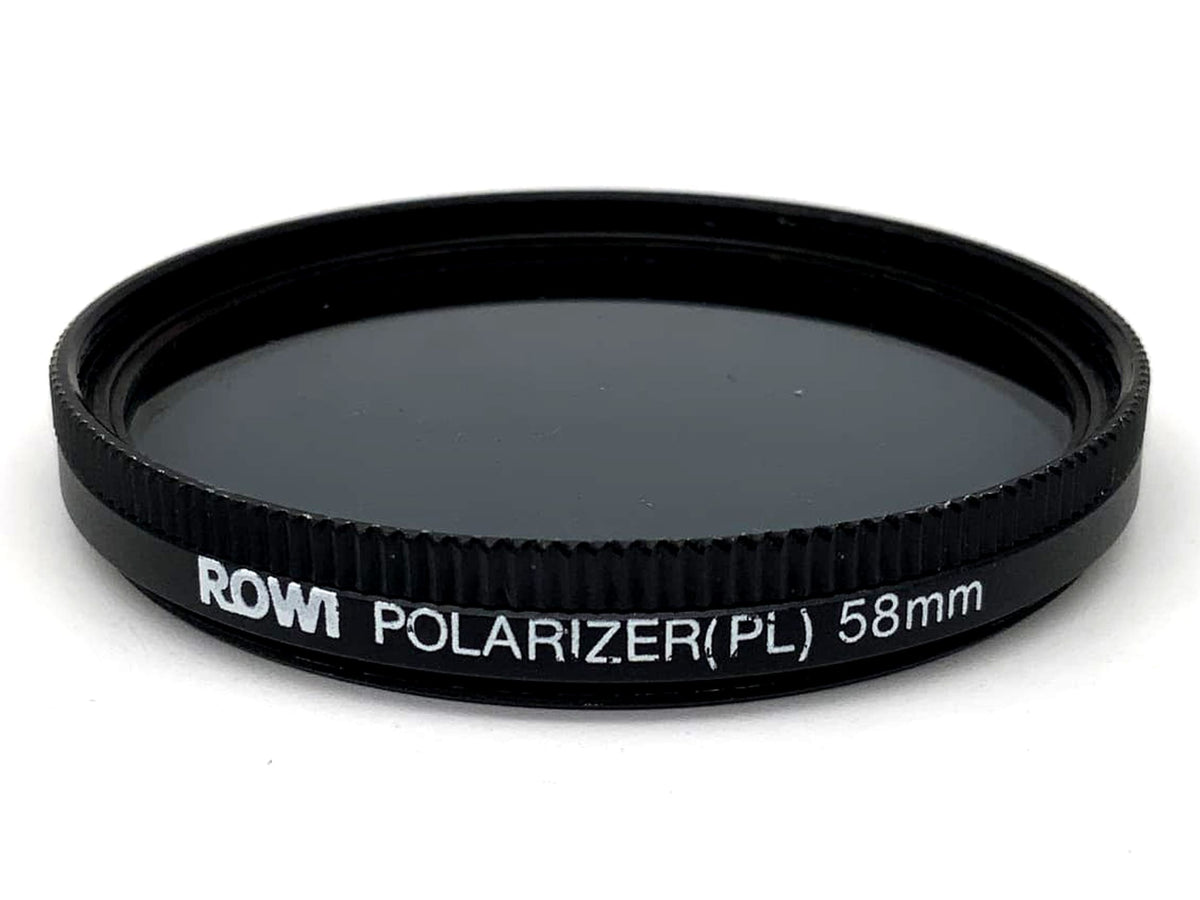 Rowi Polarizing Filter (PL) 58mm Circular Filter Thread M58