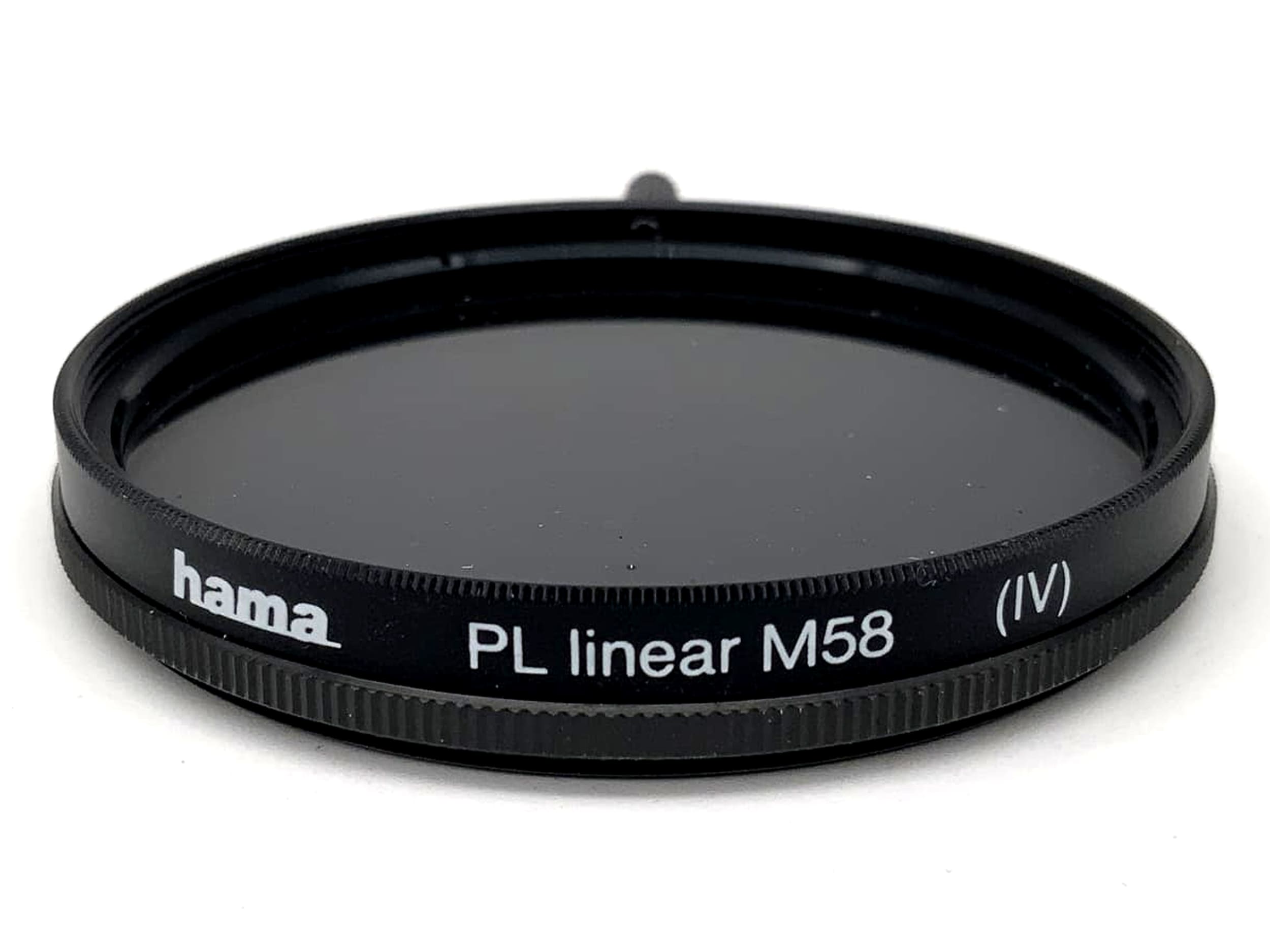 Hama Polarizing Filter PL linear (IV) Filter 58mm Circular Filter Thread M58