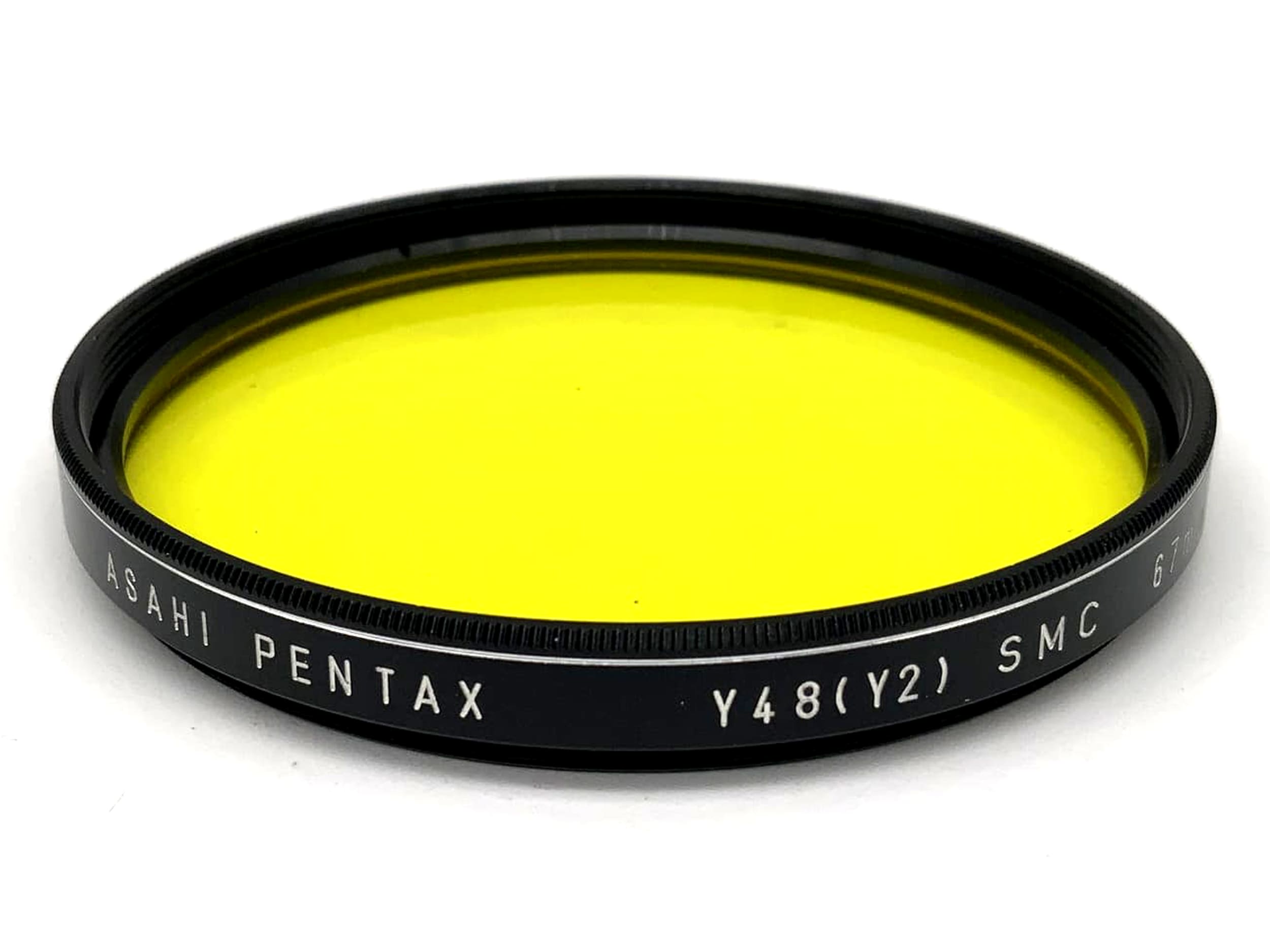 Asahi Pentax Color Filter Y48(Y2) SMC Yellow Filter 67mm Circular M67