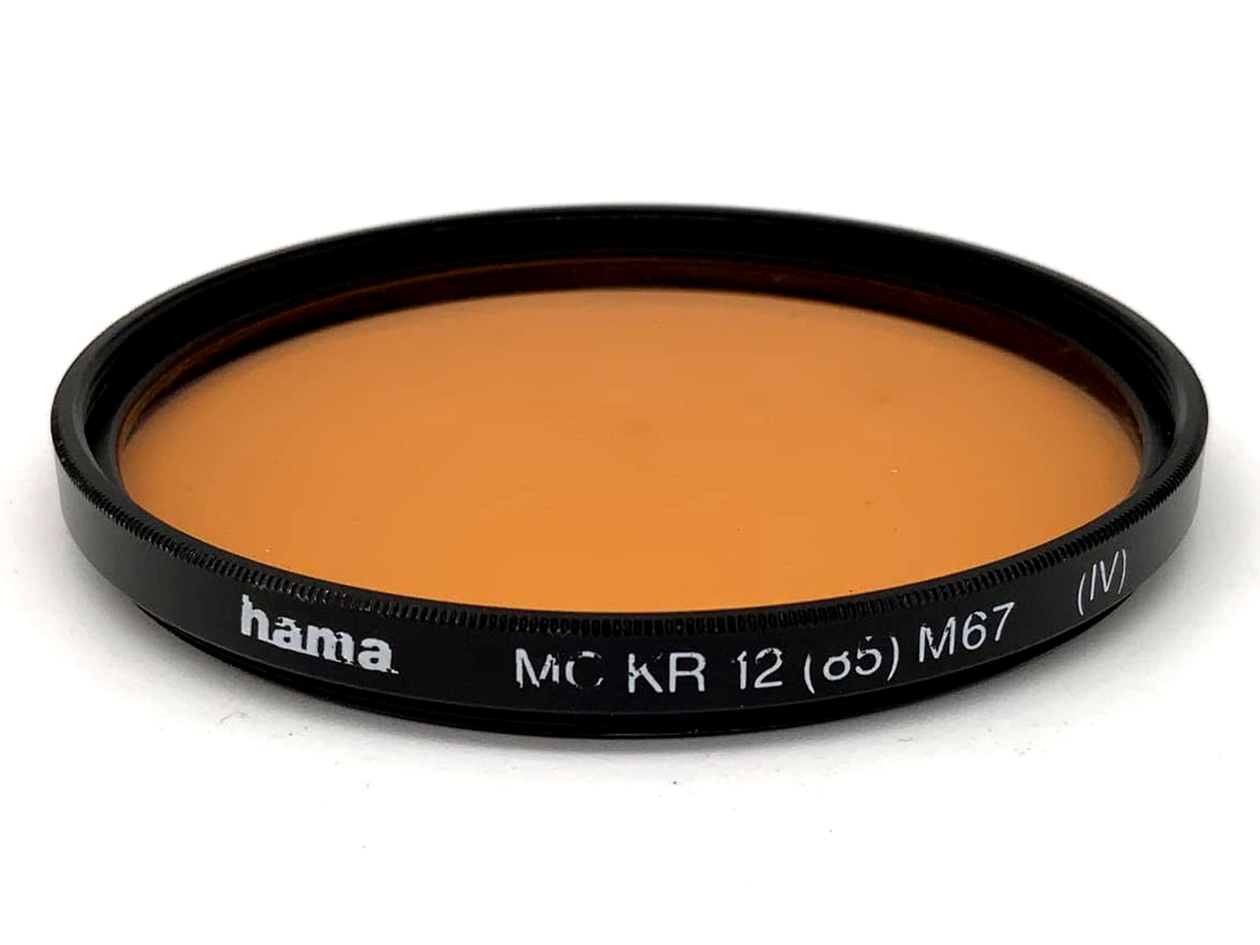 Hama Correction Filter MC KR12 (85) (IV) Filter 67mm Circular M67