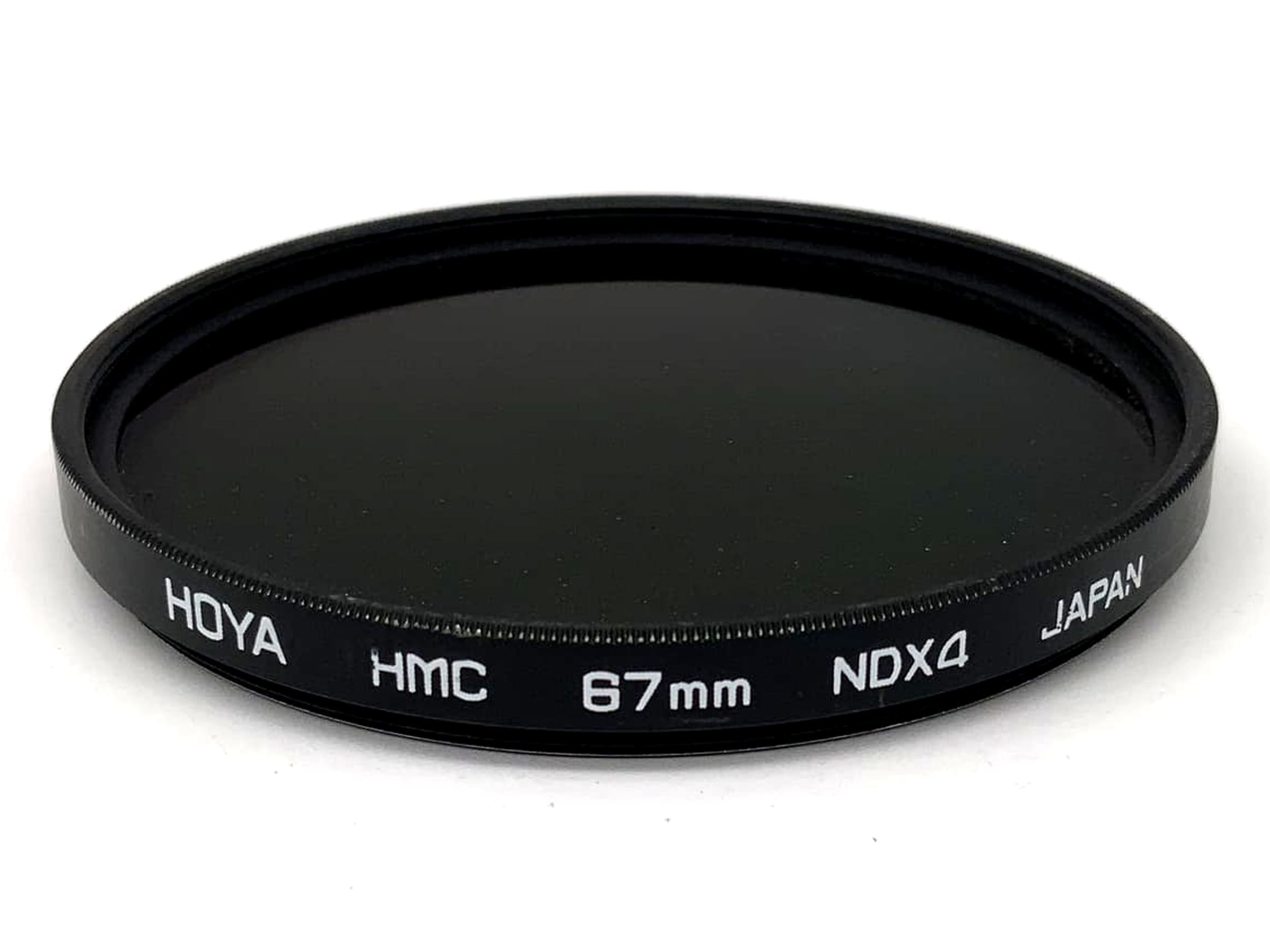 Hoya HMC NDx4 gray filter, 67mm circular, M67 filter thread