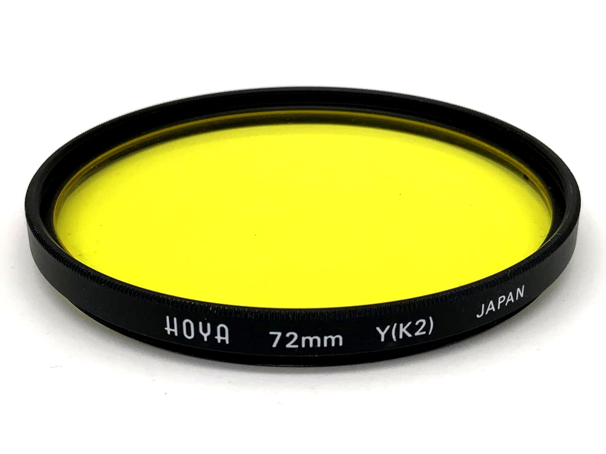 Hoya Color Filter Y(K2) Yellow Filter 72mm Circular Filter Thread M72