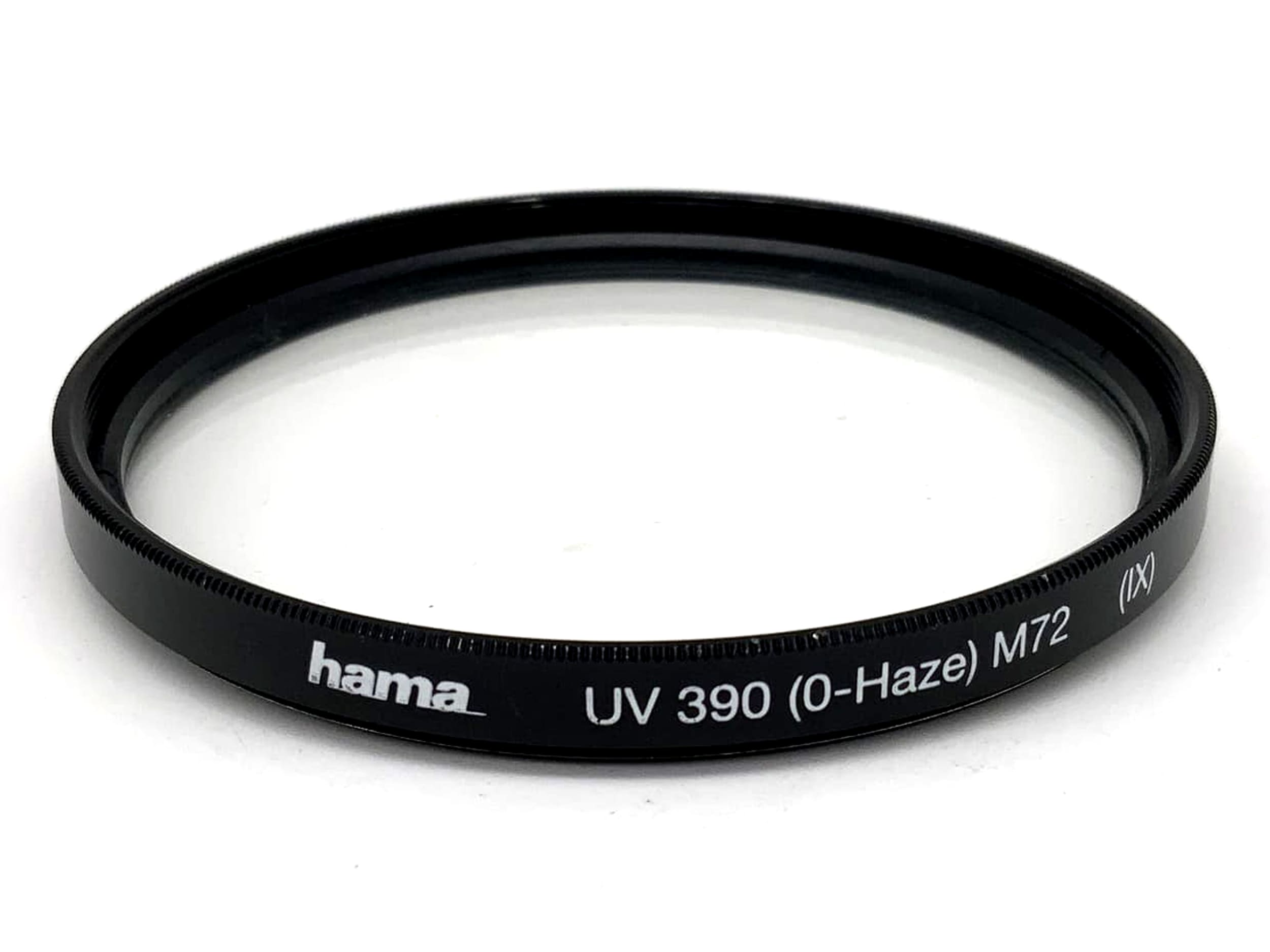 Hama UV filter UV 390 (0-Haze) (IX) Filter 72mm Circular Filter thread M72