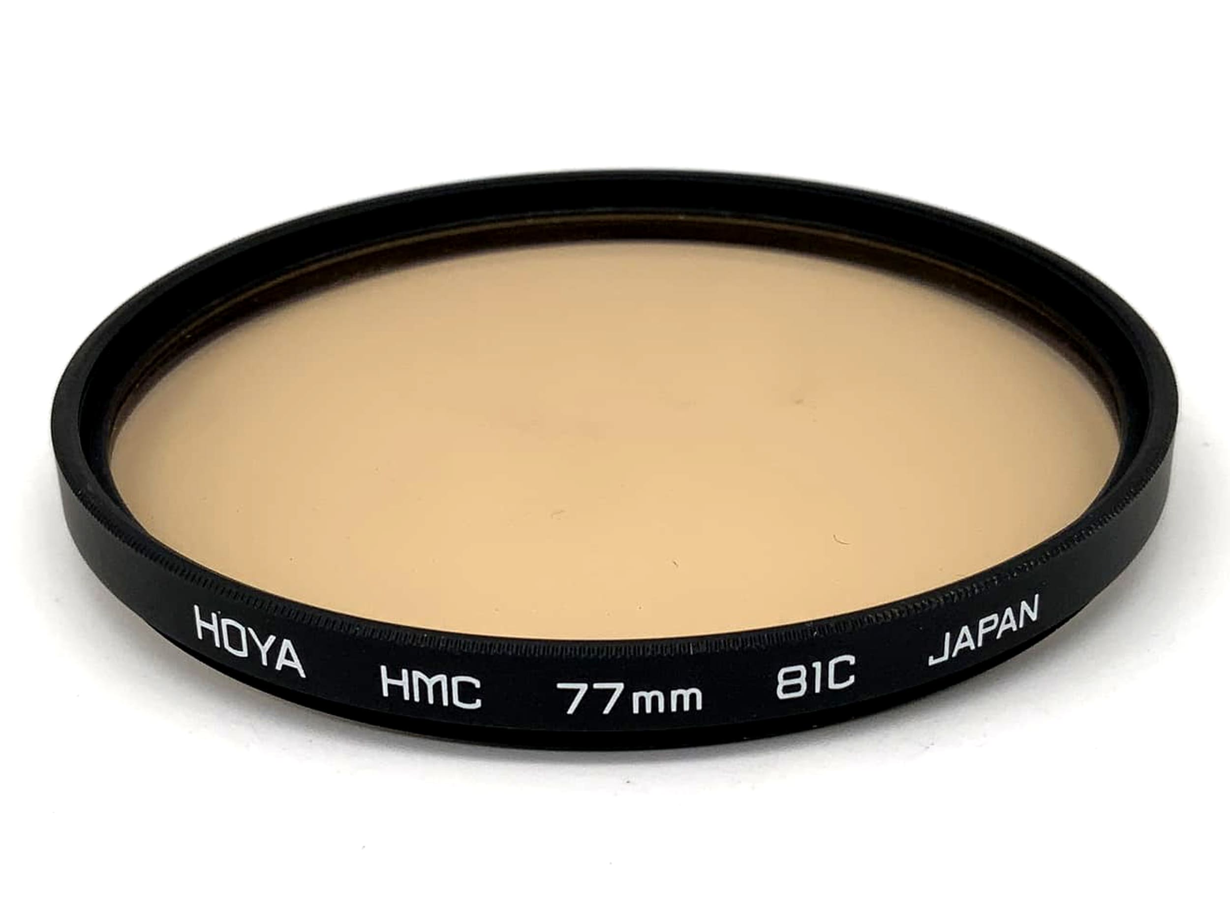 Hoya HMC 81C light filter, 77mm circular, M77 filter thread