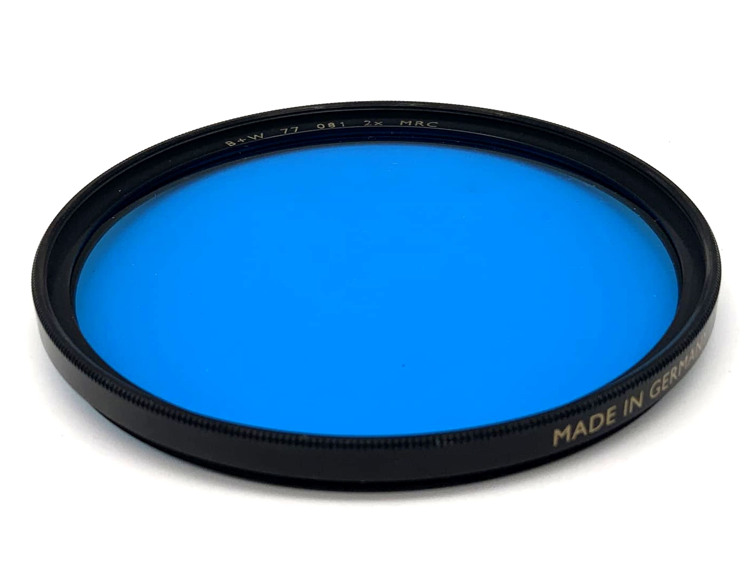 B+W Color Filter 081 2x MRC Blue Filter 77mm Circular Filter Thread M77