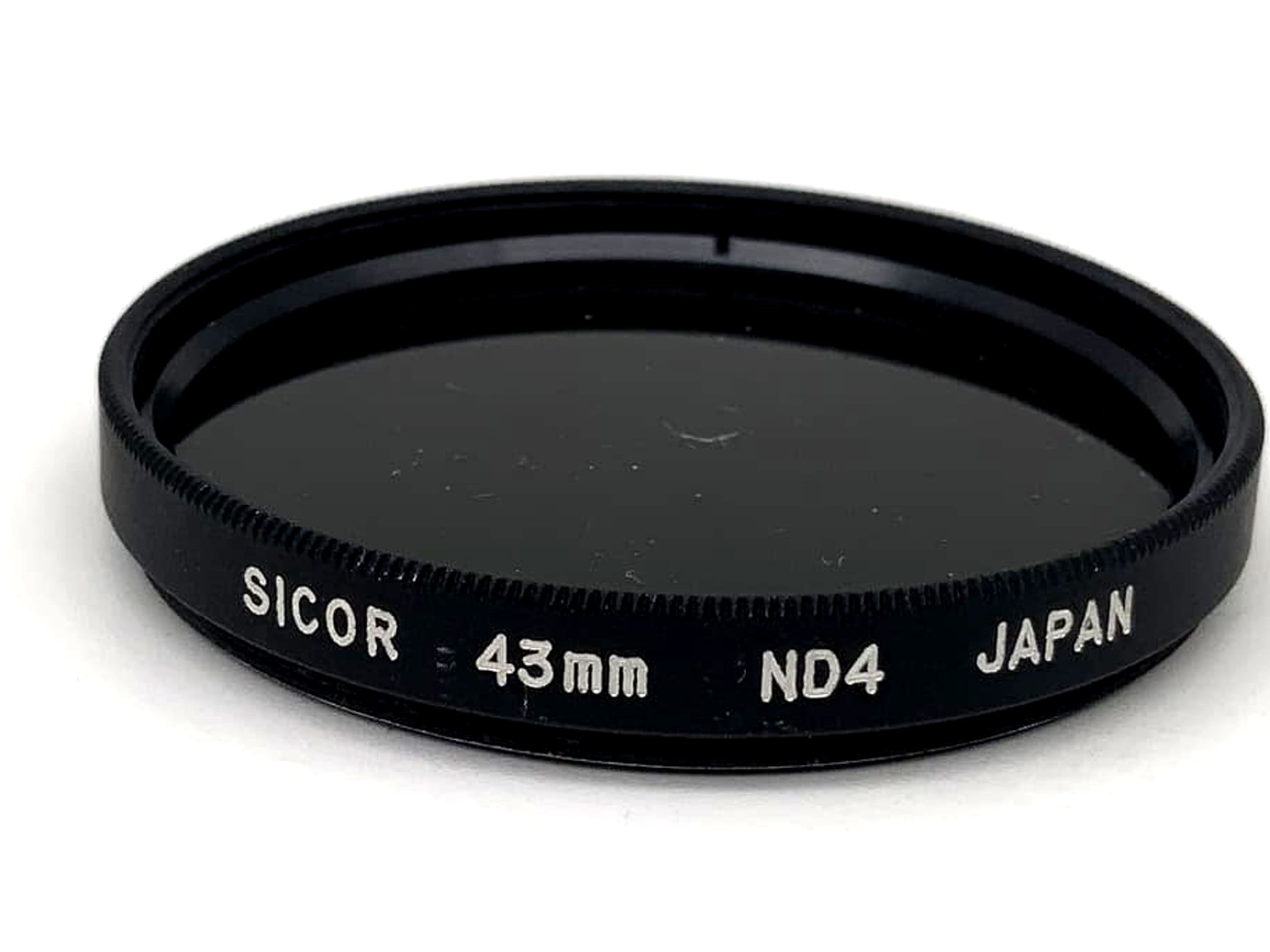 Sicor ND4 gray filter, 43mm circular, M43 filter thread