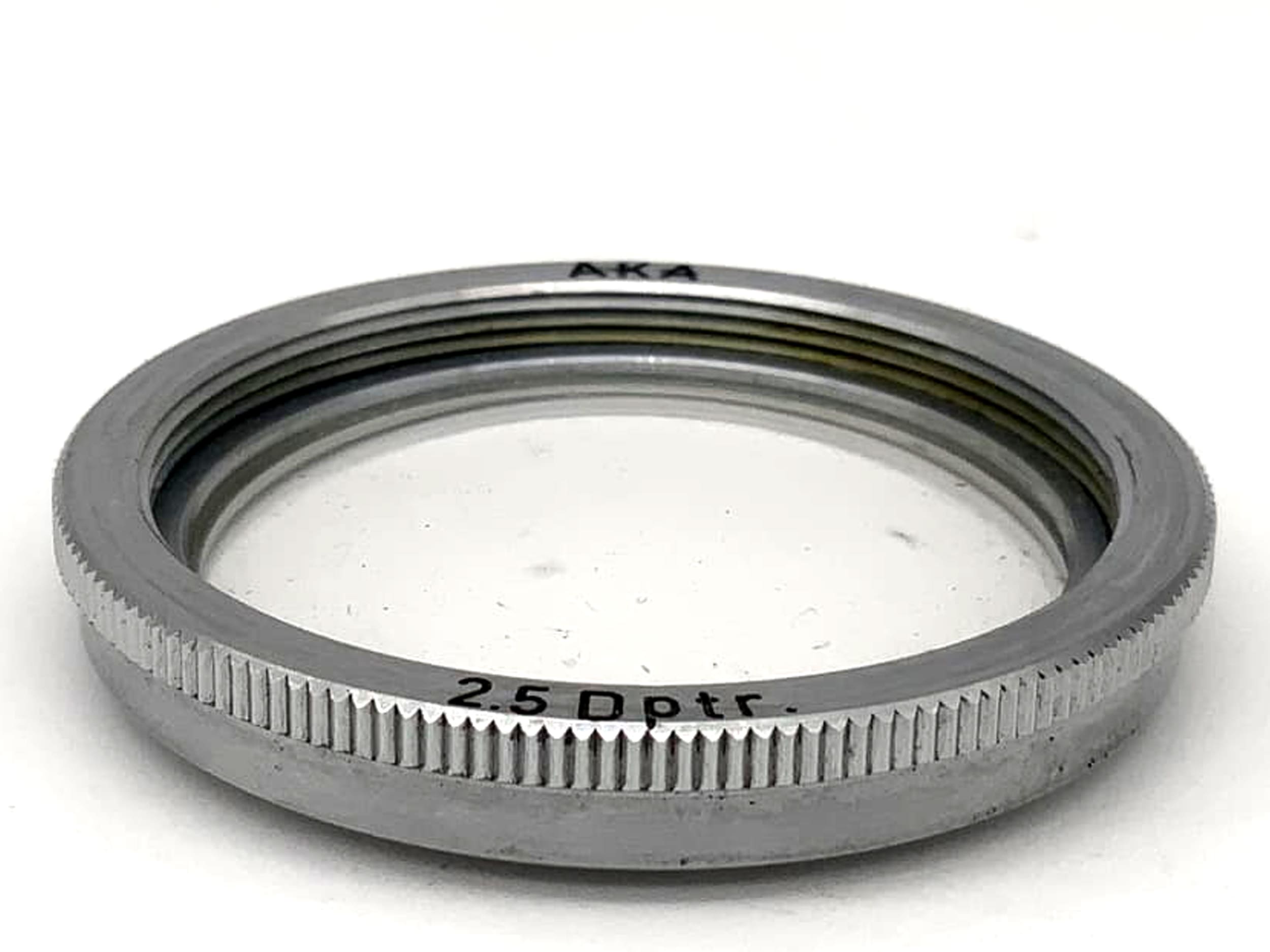 AKA close-up lens 2.5 diopters, filter, diopter filter, 36mm circular, M36