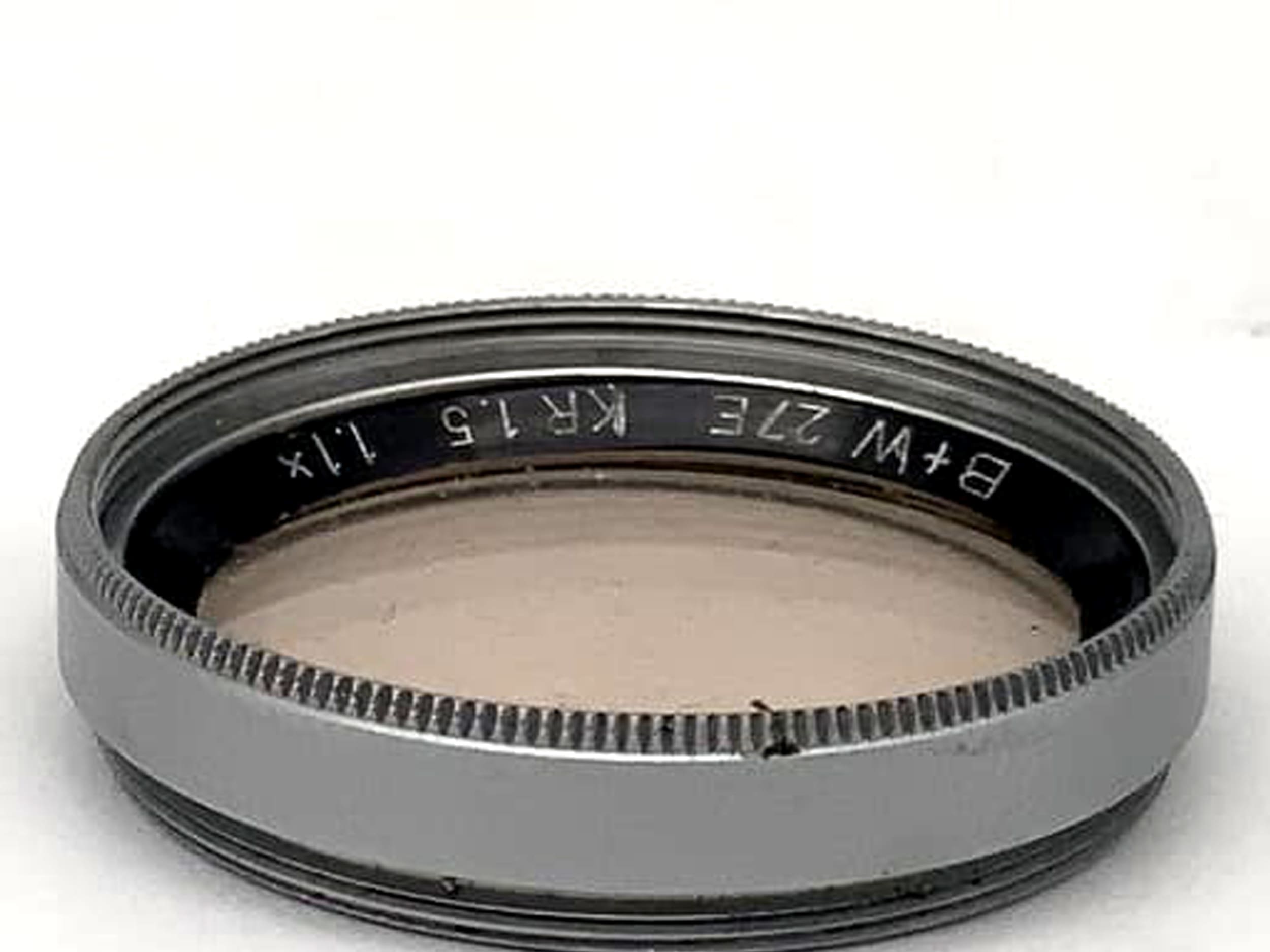 B+W Correction Filter KR 1.5 1.1x 27E Filter 27mm Circular Filter Thread M27