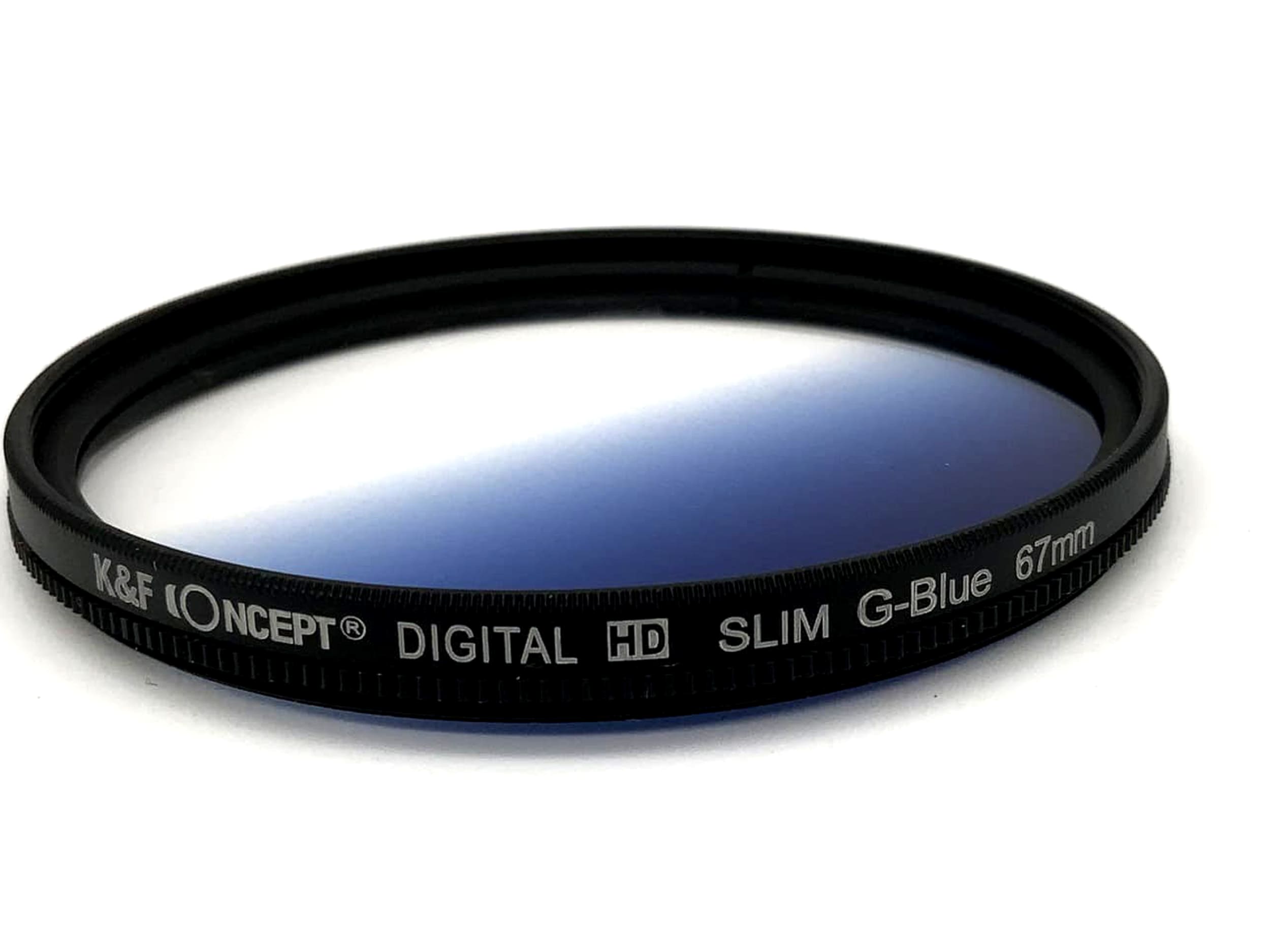 K&amp;F Concept Digital HD Slim G-Blue Effect Filter 67mm Circular M67