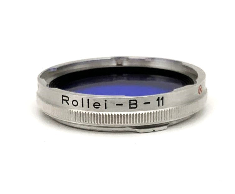 Rollei B11 Blue color filter for Rolleiflex f/3.5 Tessar/Xenar (RI) Bay I