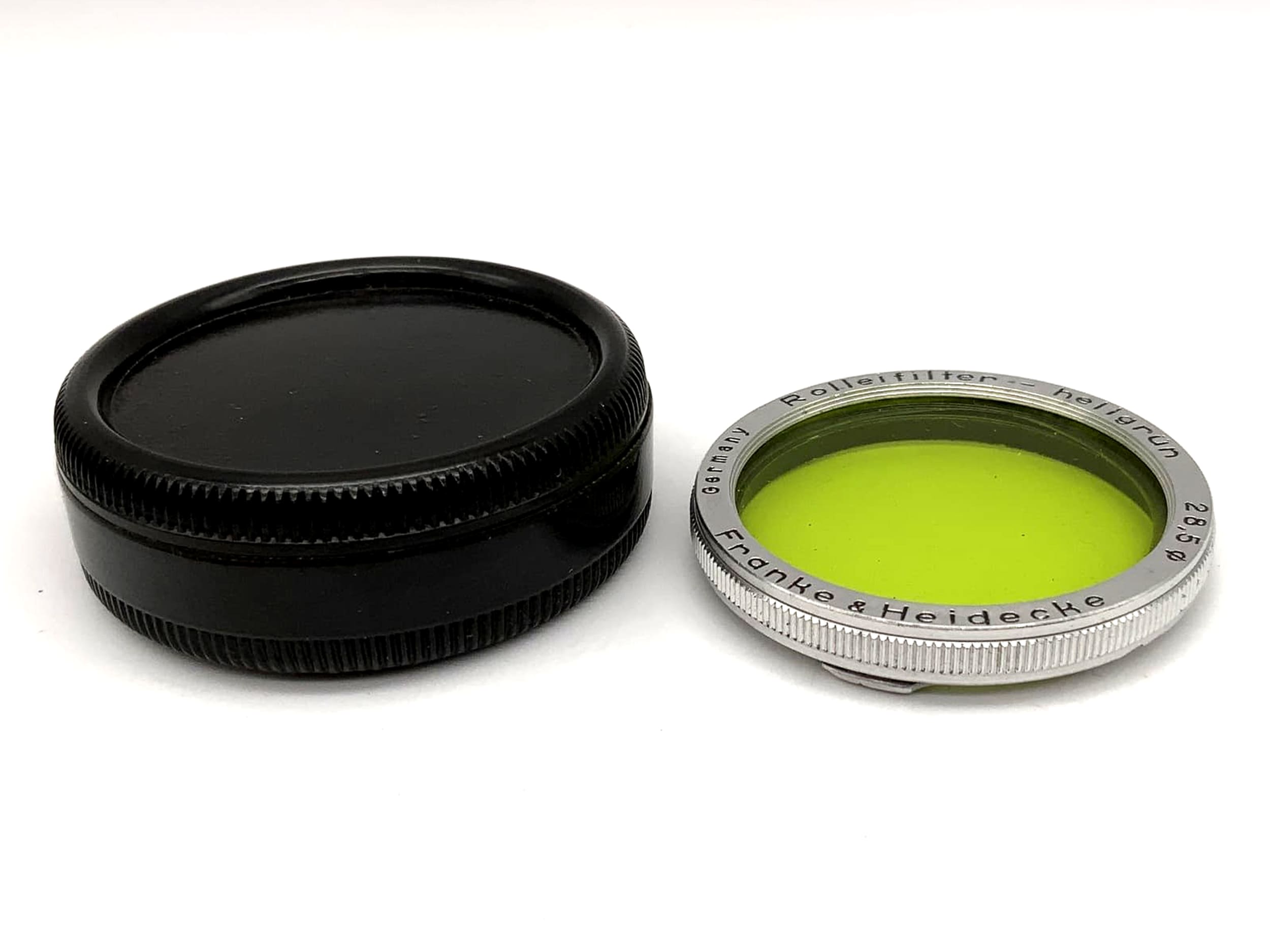 Rollei color filter light green for f/3.5 Tessar/Xenar (RI) Bay I