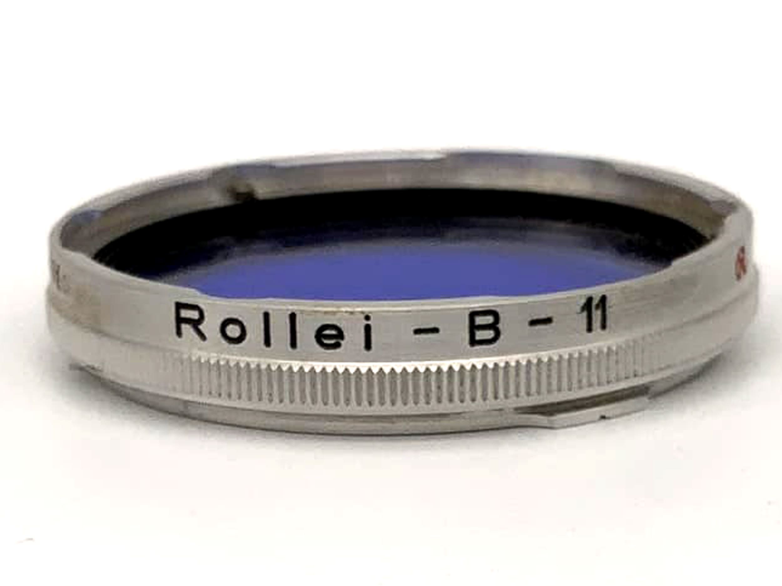 Rollei color filter B11 Blue Blue Rolleiflex f/2.8 Xenotar/Planar (RII) Bay II