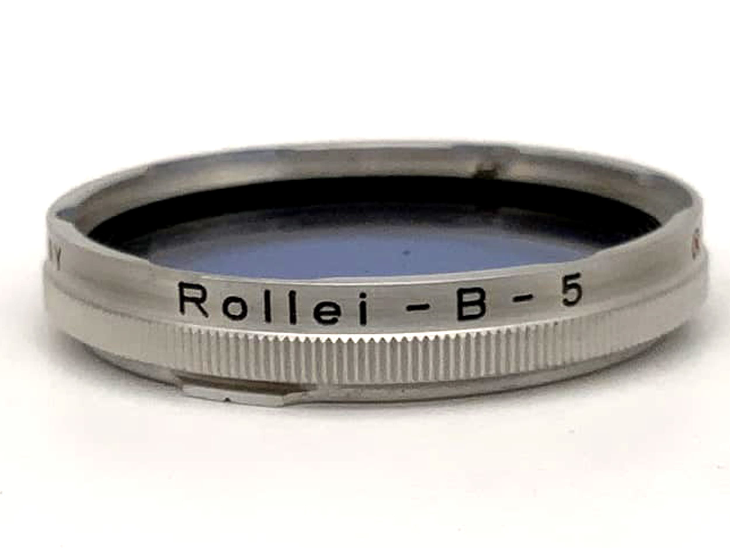 Rollei color filter B5 Blue Blue Rolleiflex f/2.8 Xenotar/Planar (RII) Bay II