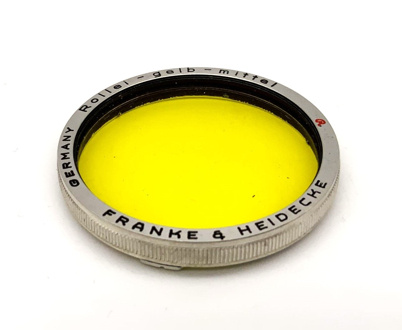 Rollei color filter yellow medium for Rolleiflex RIII filter bayonet III