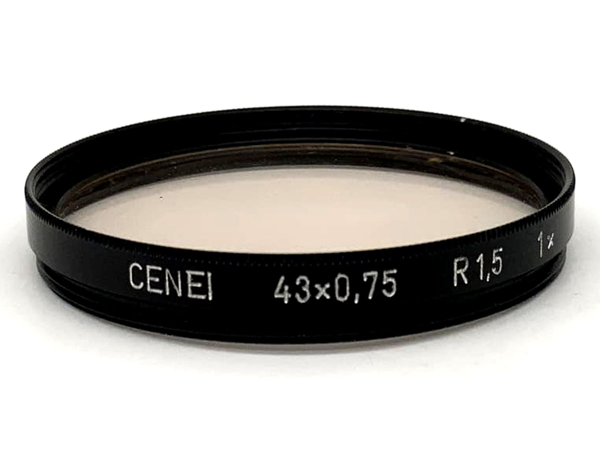 Cenei Correction Filter 43x0.75 R1.5 1x Filter 43mm Circular Filter Thread M43