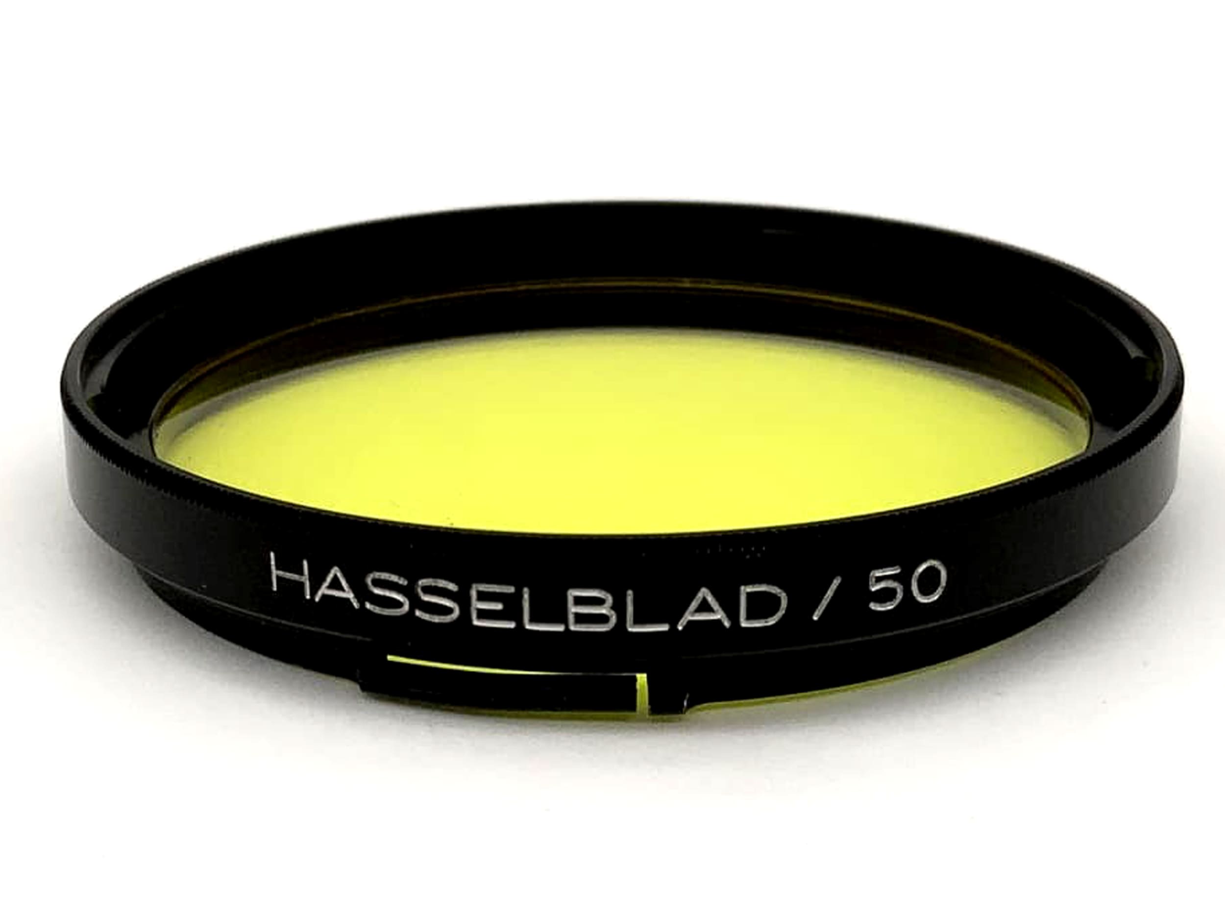 Hasselblad Yellow Color Filter 1.5x Y -0.5 Bayonet Filter 50 Circular