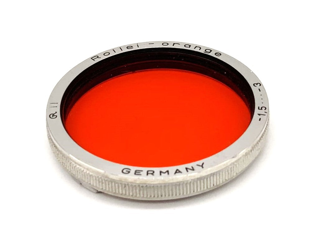 Rollei -1.5-3 Orange color filter for f/2.8 Xenotar/Planar (RII) bayonet II