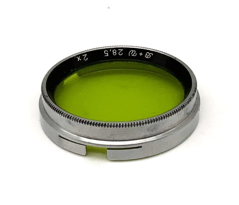 B+W color filter 2x green green color filter plug-in filter slip-on filter 28.5mm