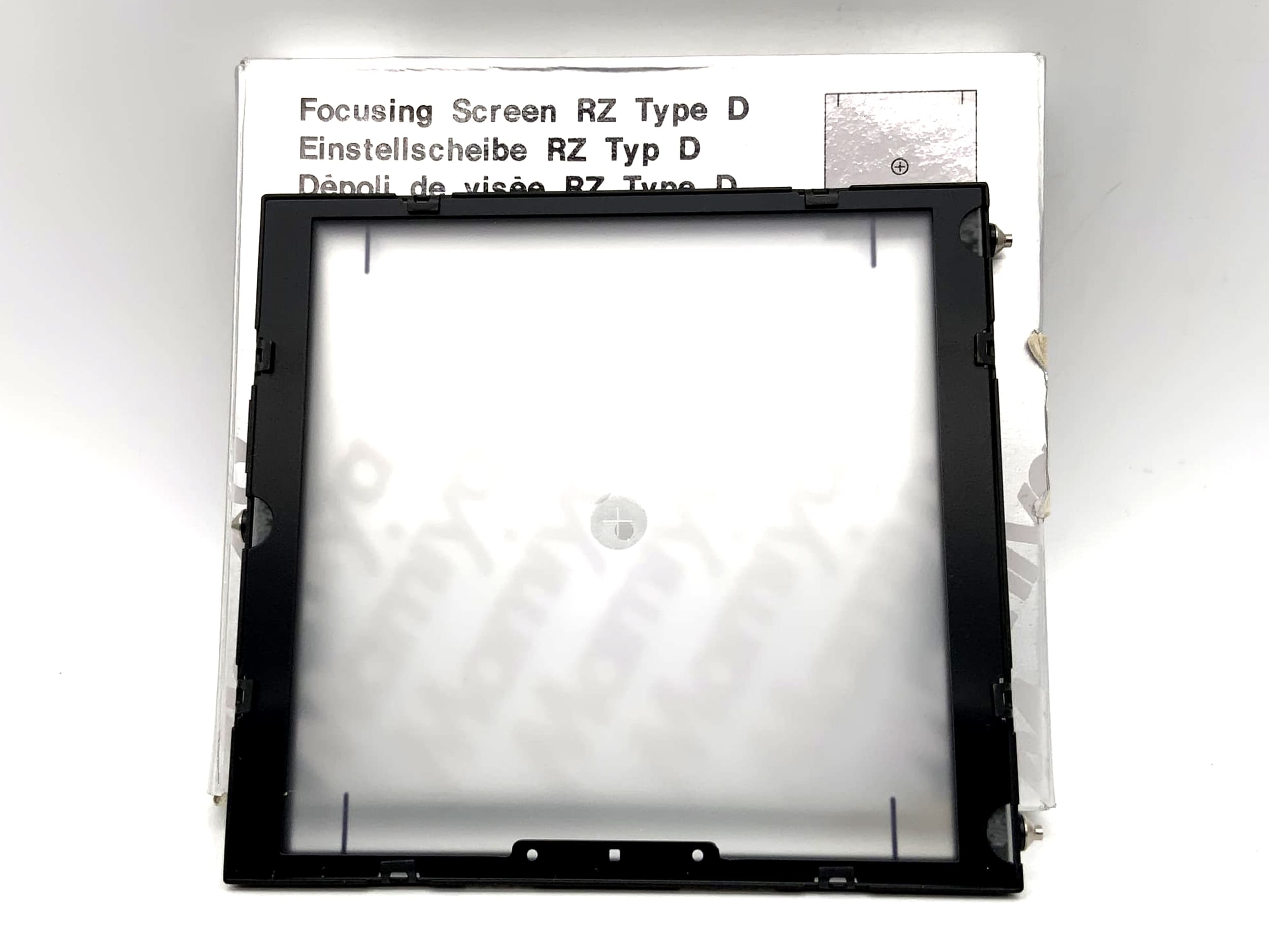 Mamiya RZ Type D focusing screen, ground glass, crosshairs RB67 Pro II in original packaging