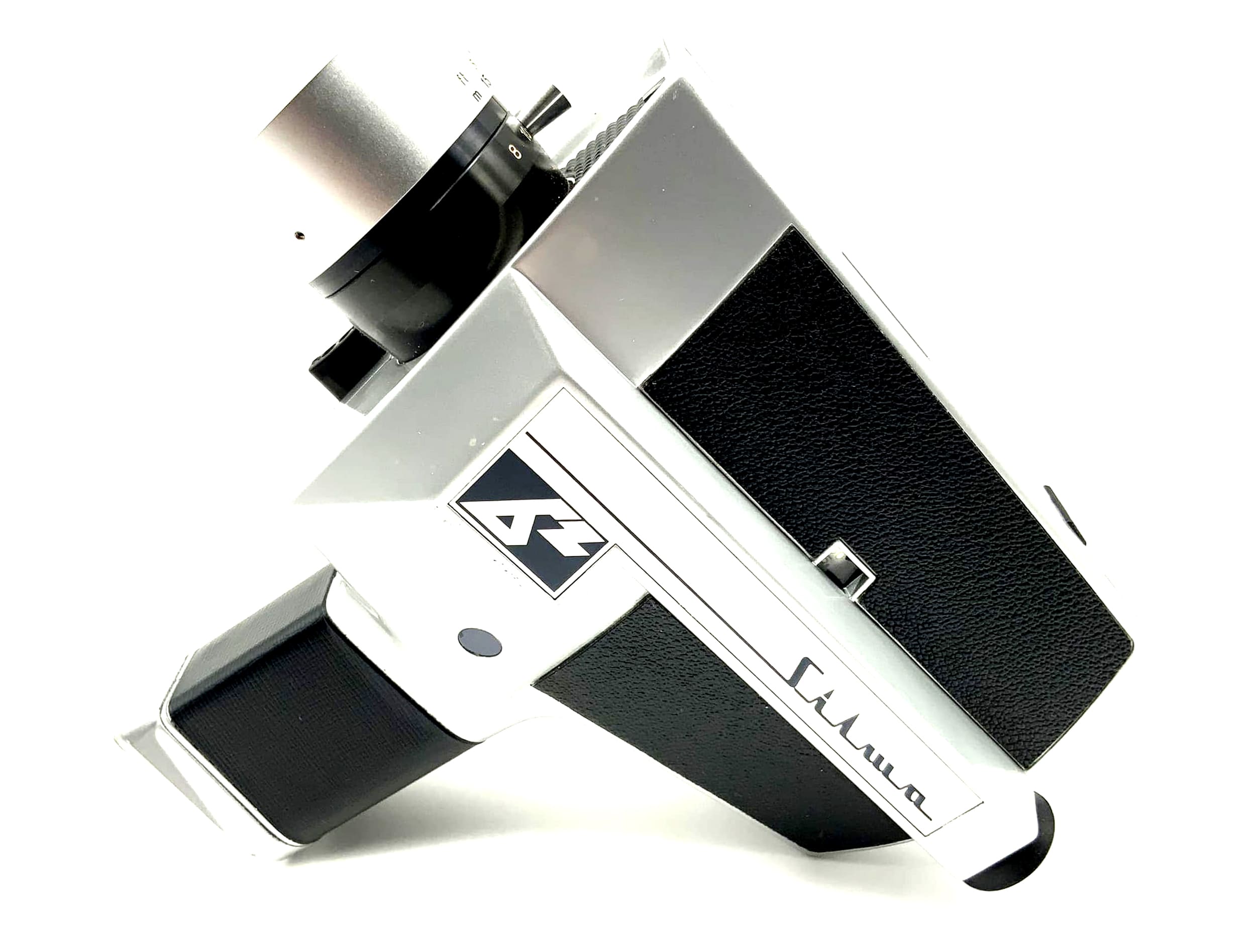Silma 6z film camera with Neovaron 1:1.8 8-48mm Super 8 camera movie camera