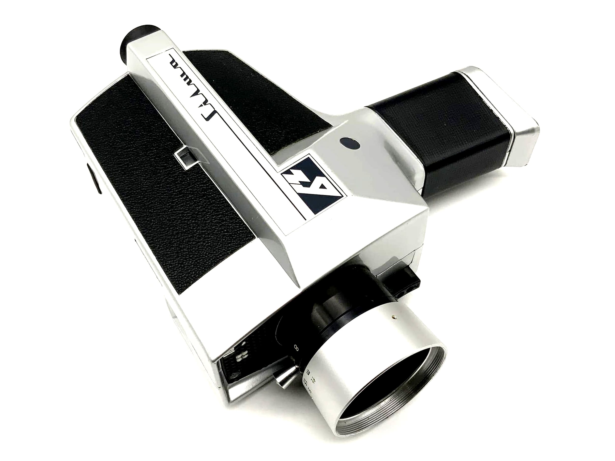 Silma 6z film camera with Neovaron 1:1.8 8-48mm Super 8 camera movie camera