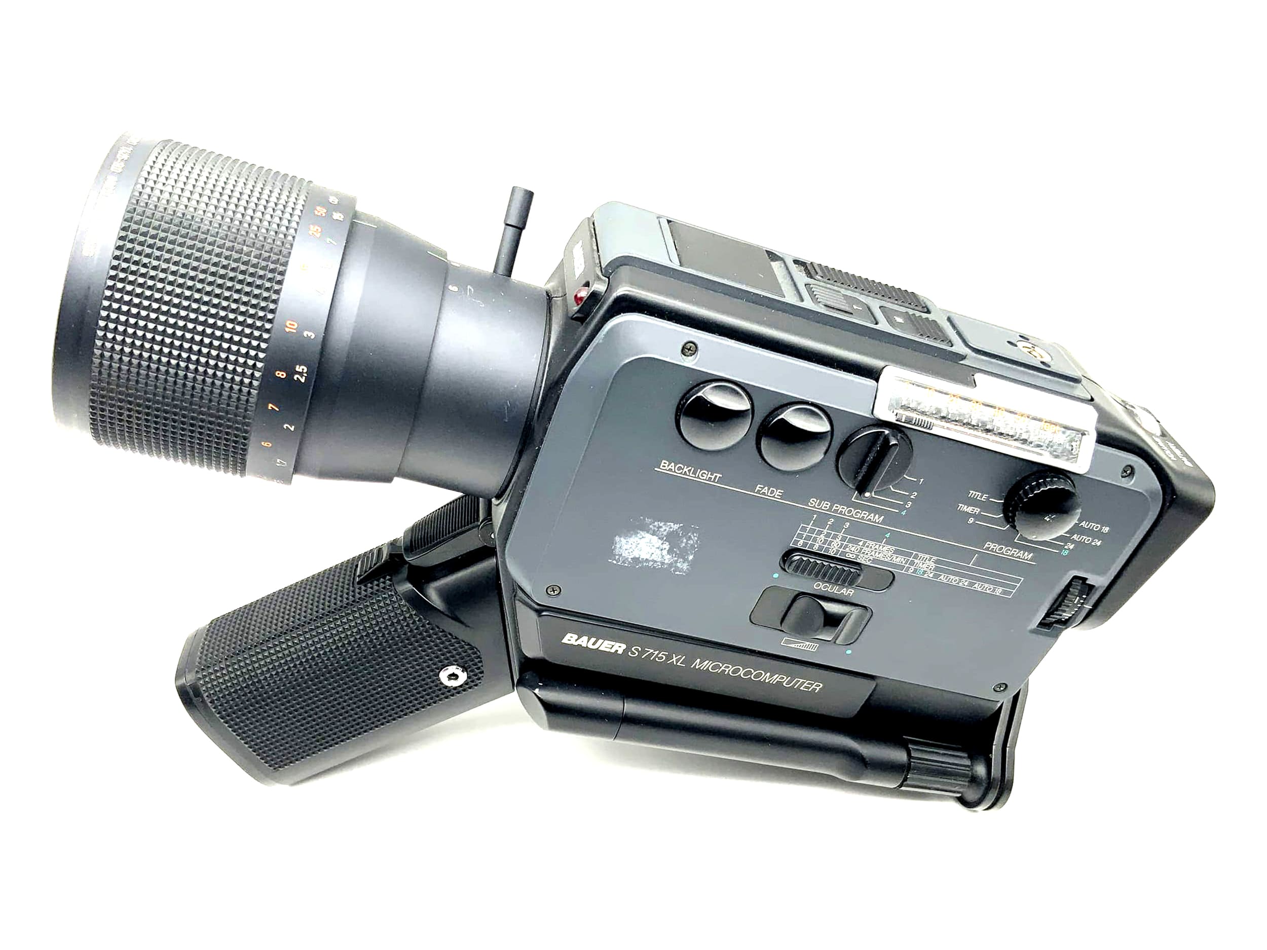 Bauer S 715 XL film camera Microcomputer Super 8 camera movie camera