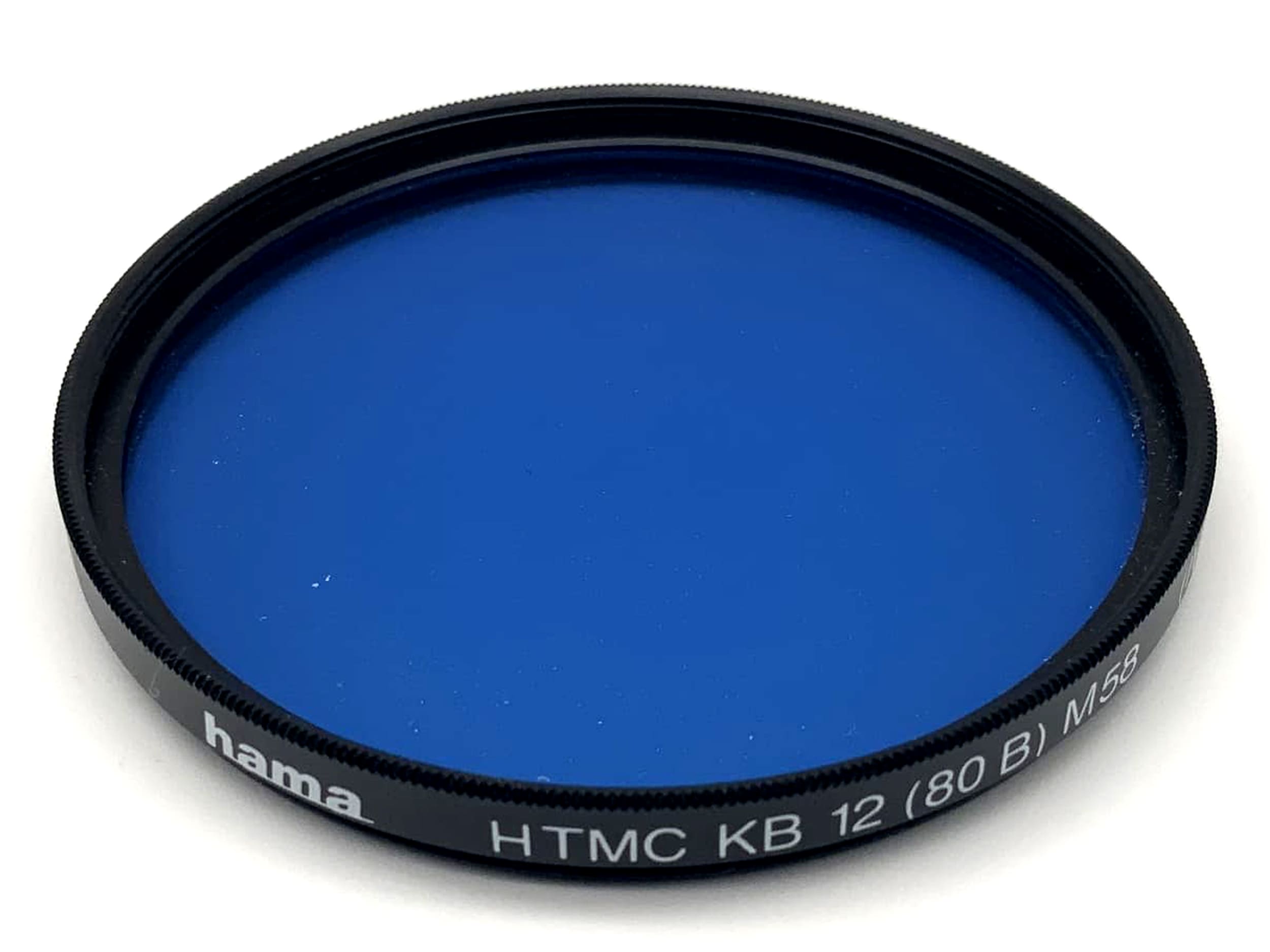 Hama color filter 58mm filter blue HTMC KB 12 (80 B) (IV) filter thread