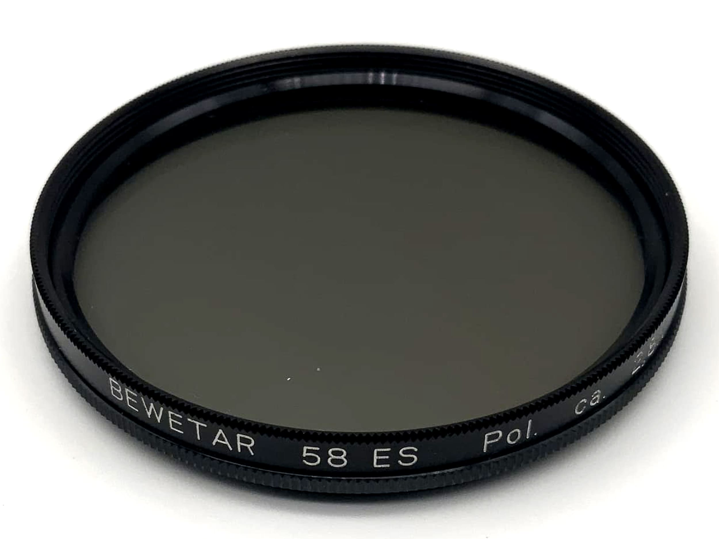 Bewetar Polarizing Filter 58mm Filter ES Pol. approx. 2.8x Circular Filter Thread
