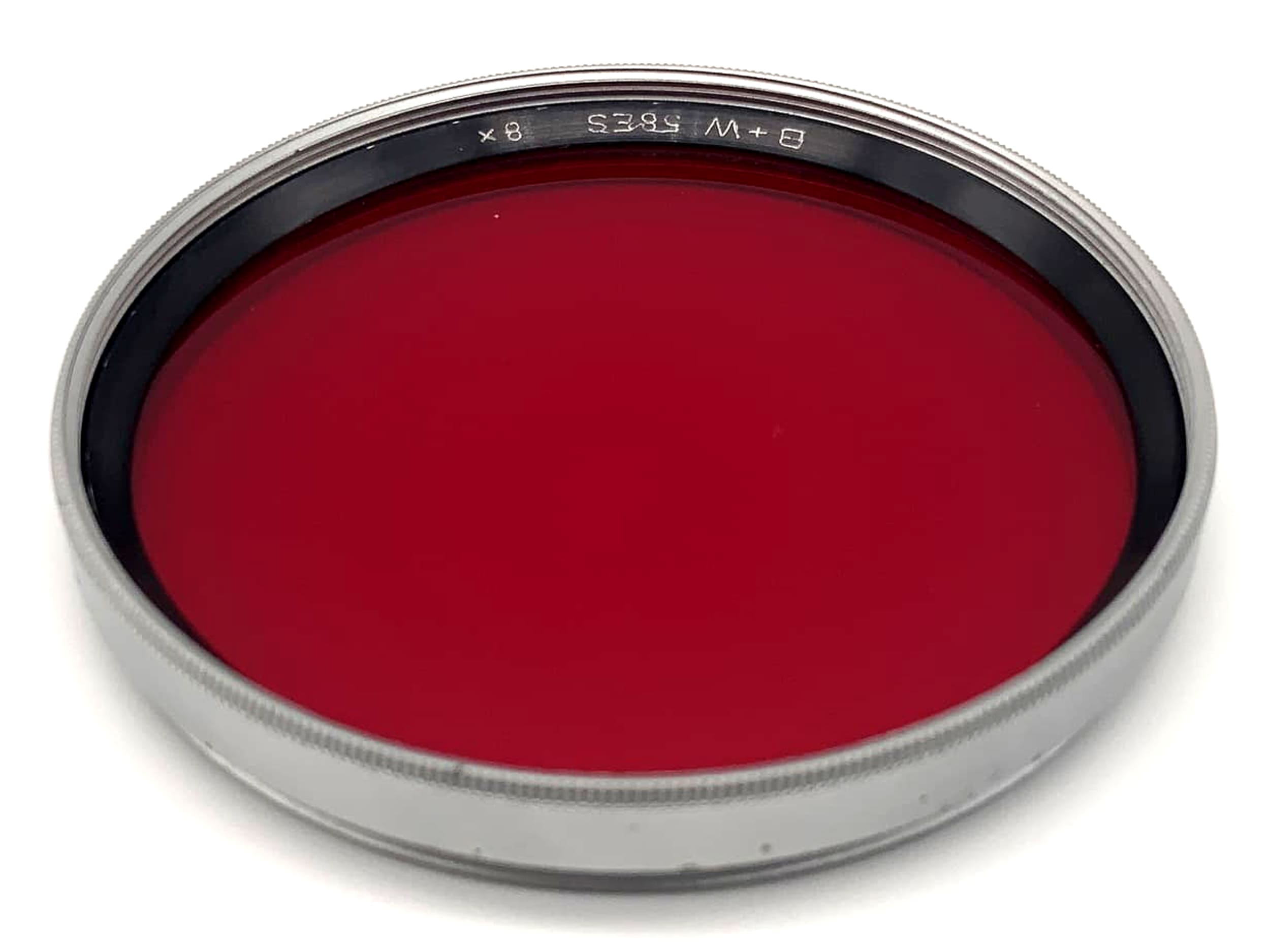 B+W Color Filter 58mm Filter Red 58ES 8x Circular Filter Thread