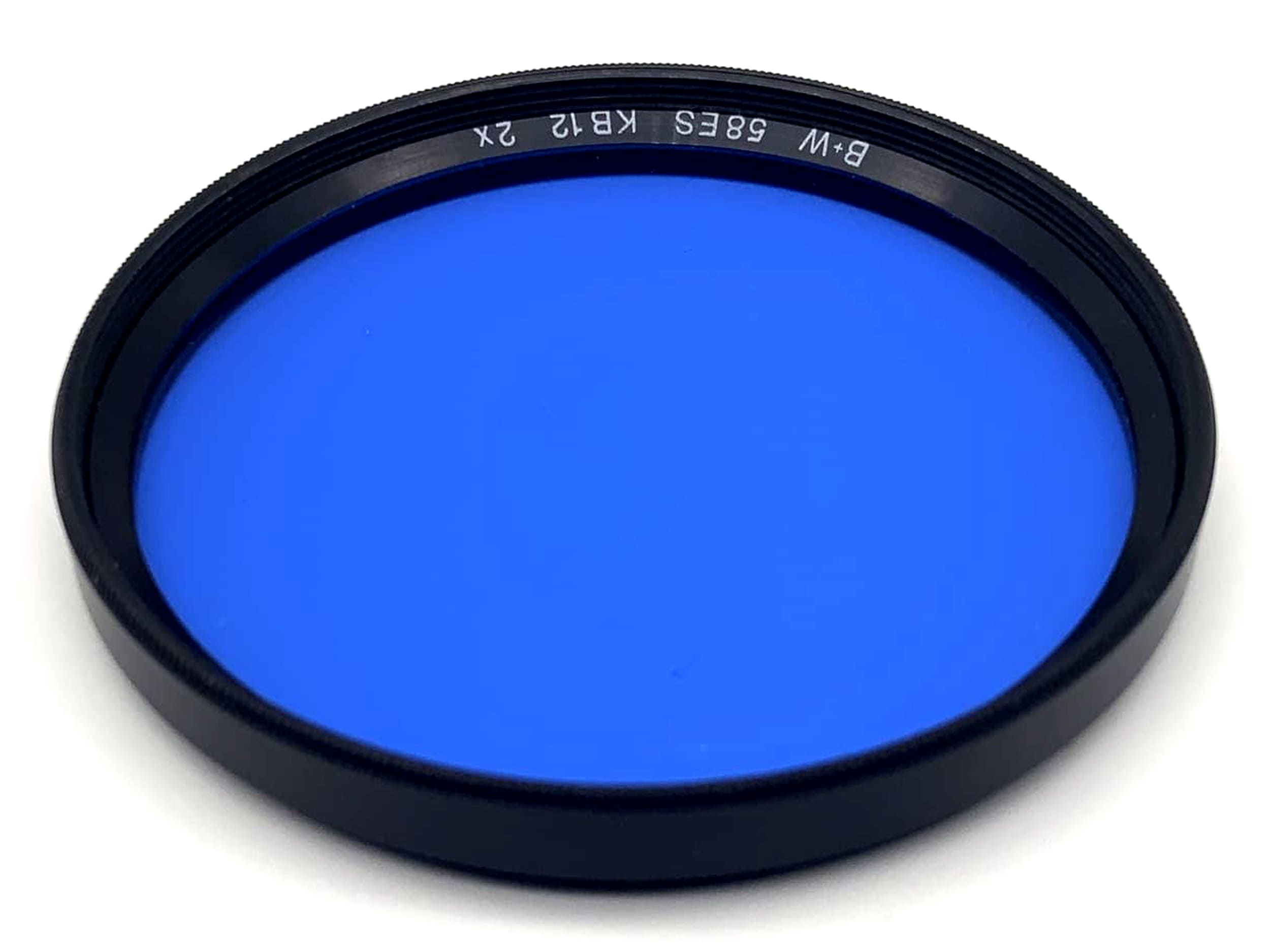 B+W Color Filter 58mm Filter Blue 58ES KB12 2x Circular Filter Thread