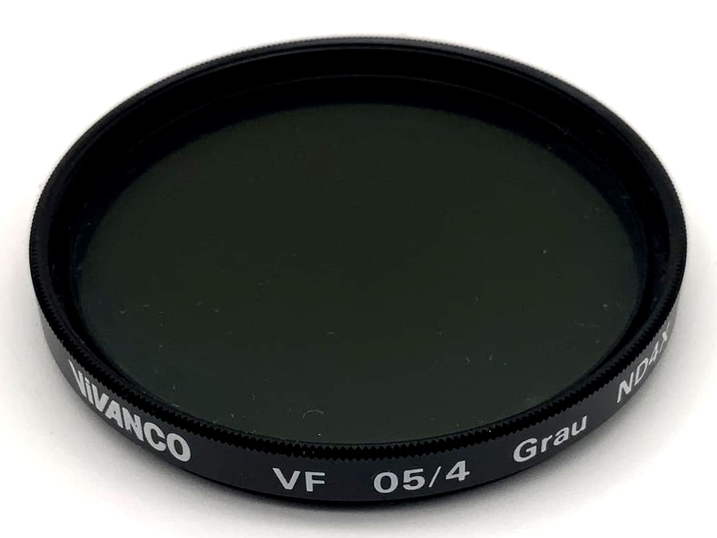 Vivanco 49mm gray filter, VF 05/4 ND4X, circular filter thread