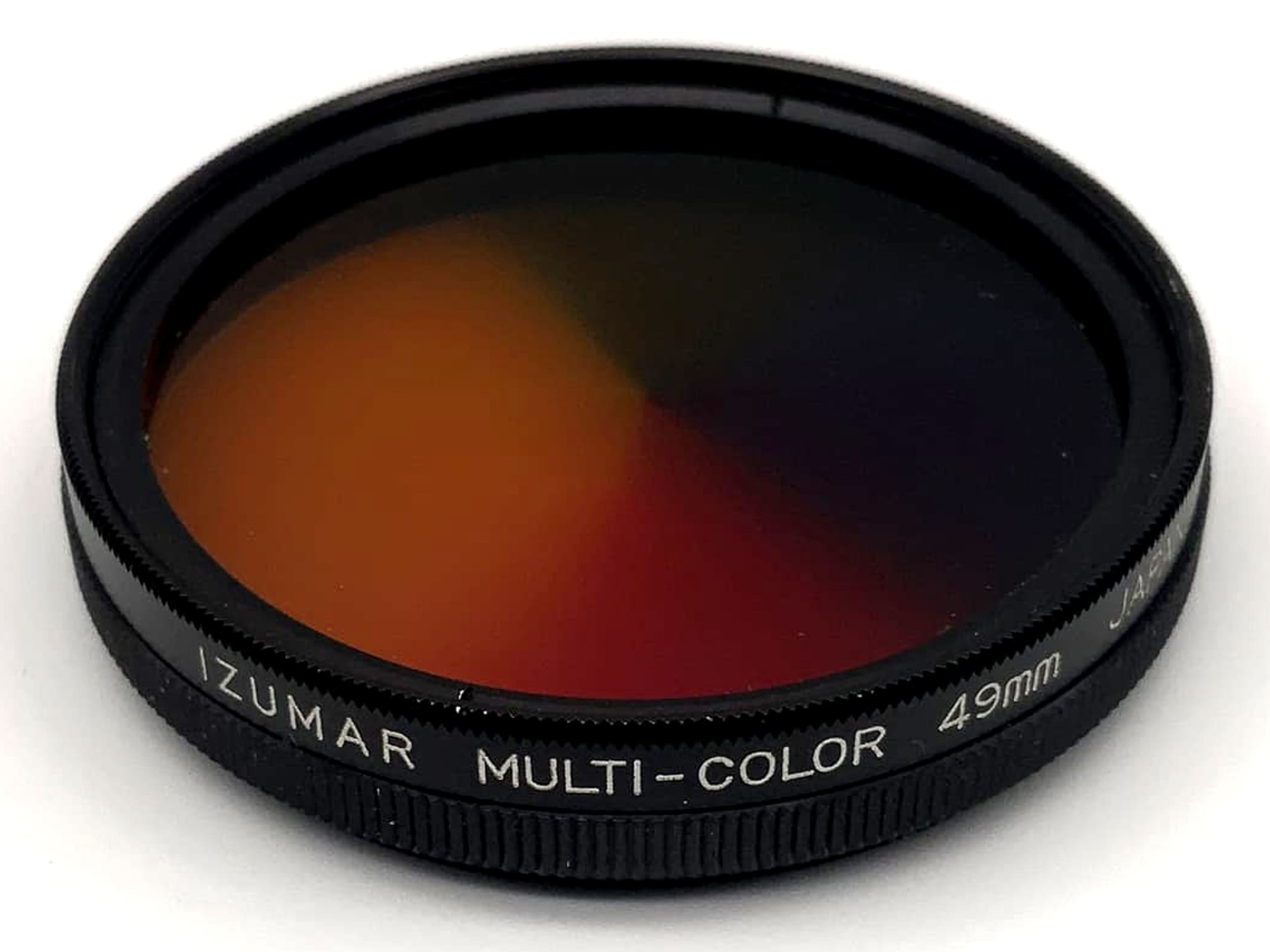 Izumar Color Filter 49mm Filter Rainbow Multi-Color Multi-colored Filter Thread