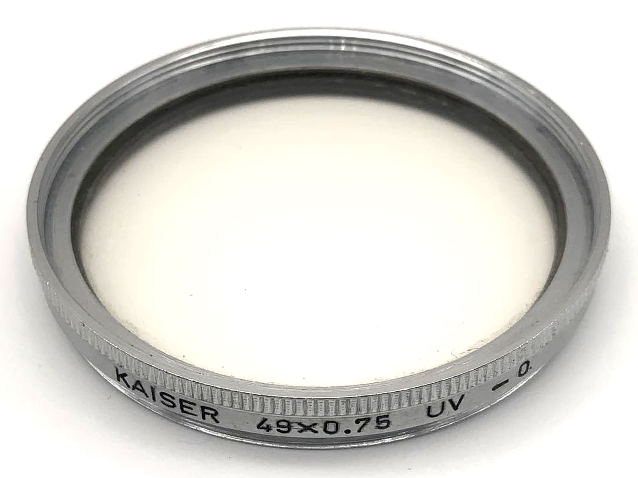 Kaiser UV filter 49mm filter 49x0.75 UV -0 circular filter thread