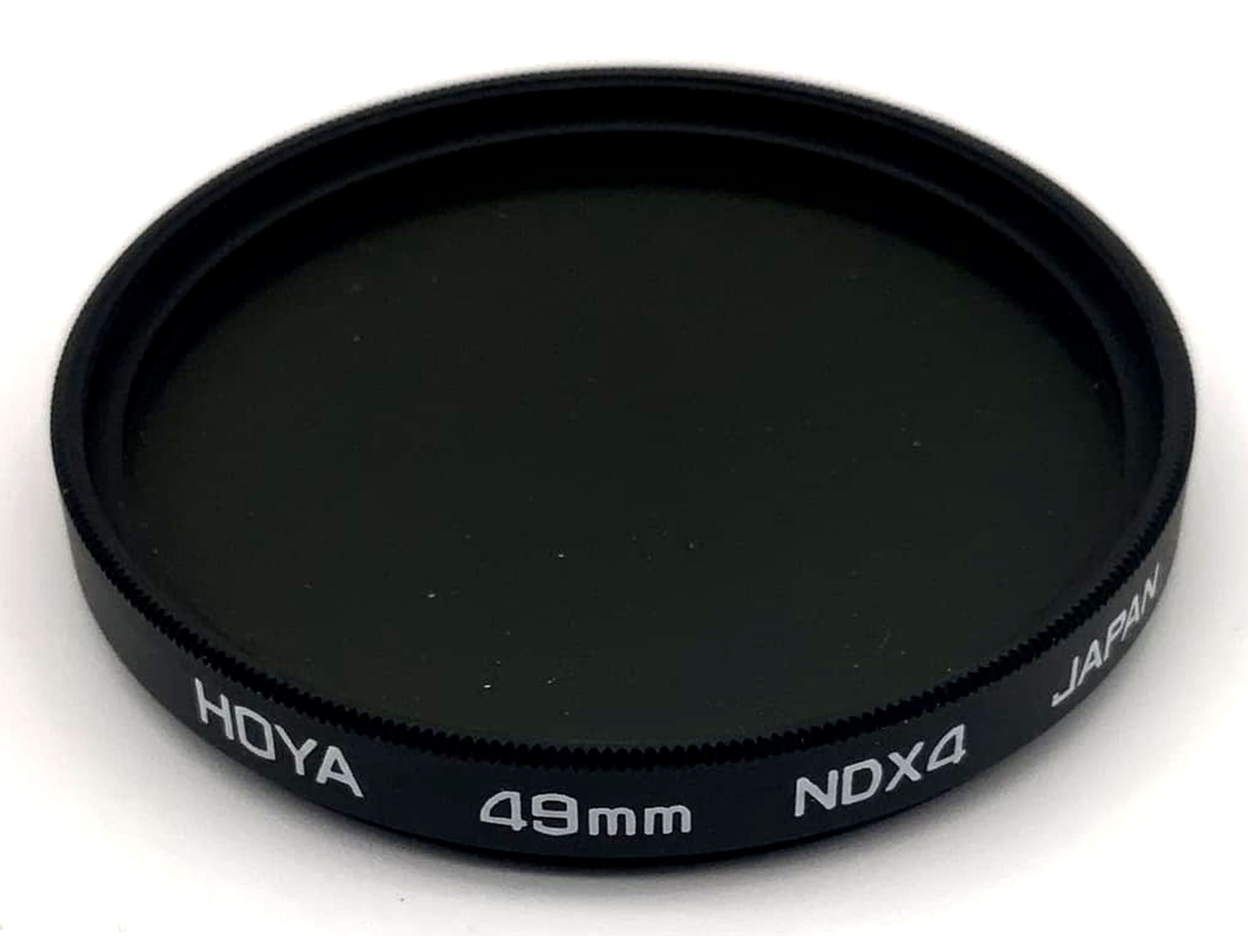 Hoya 49mm NDX4 circular gray filter with filter thread