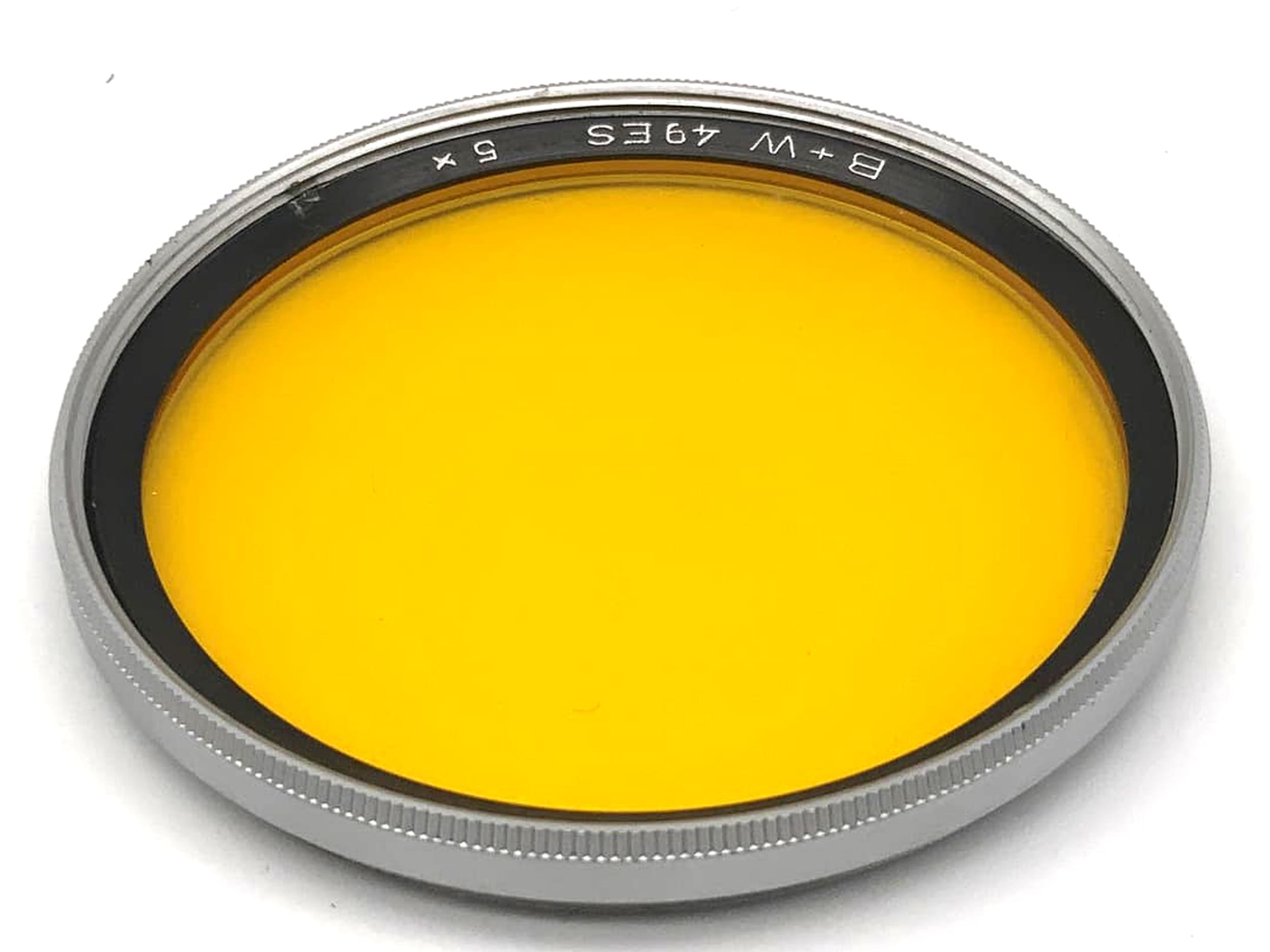 B+W Color Filter 49mm Filter Yellow 49ES 5x Circular Filter Thread