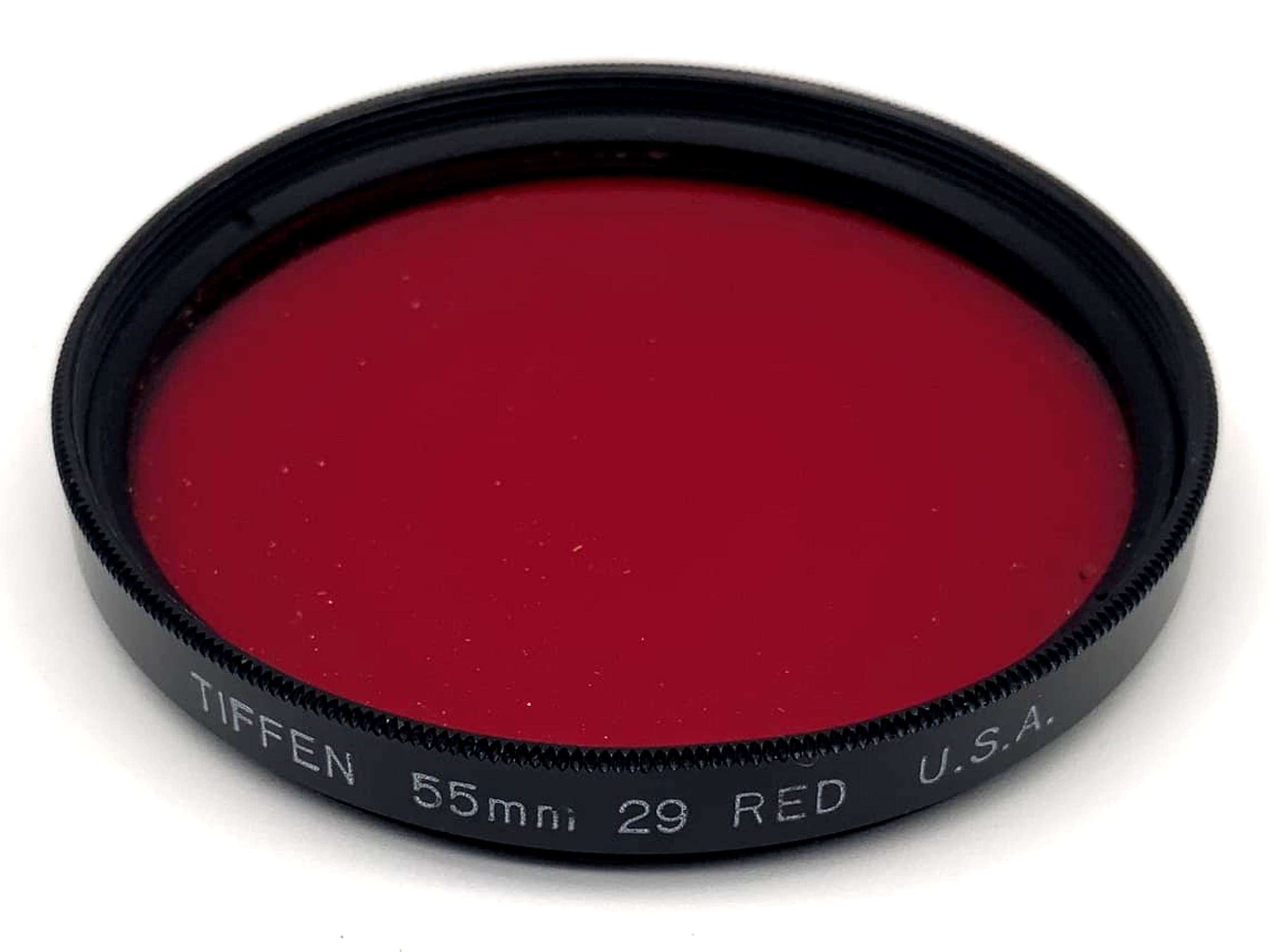 Tiffen 55mm Red Filter (29 red USA) Circular Filter Thread