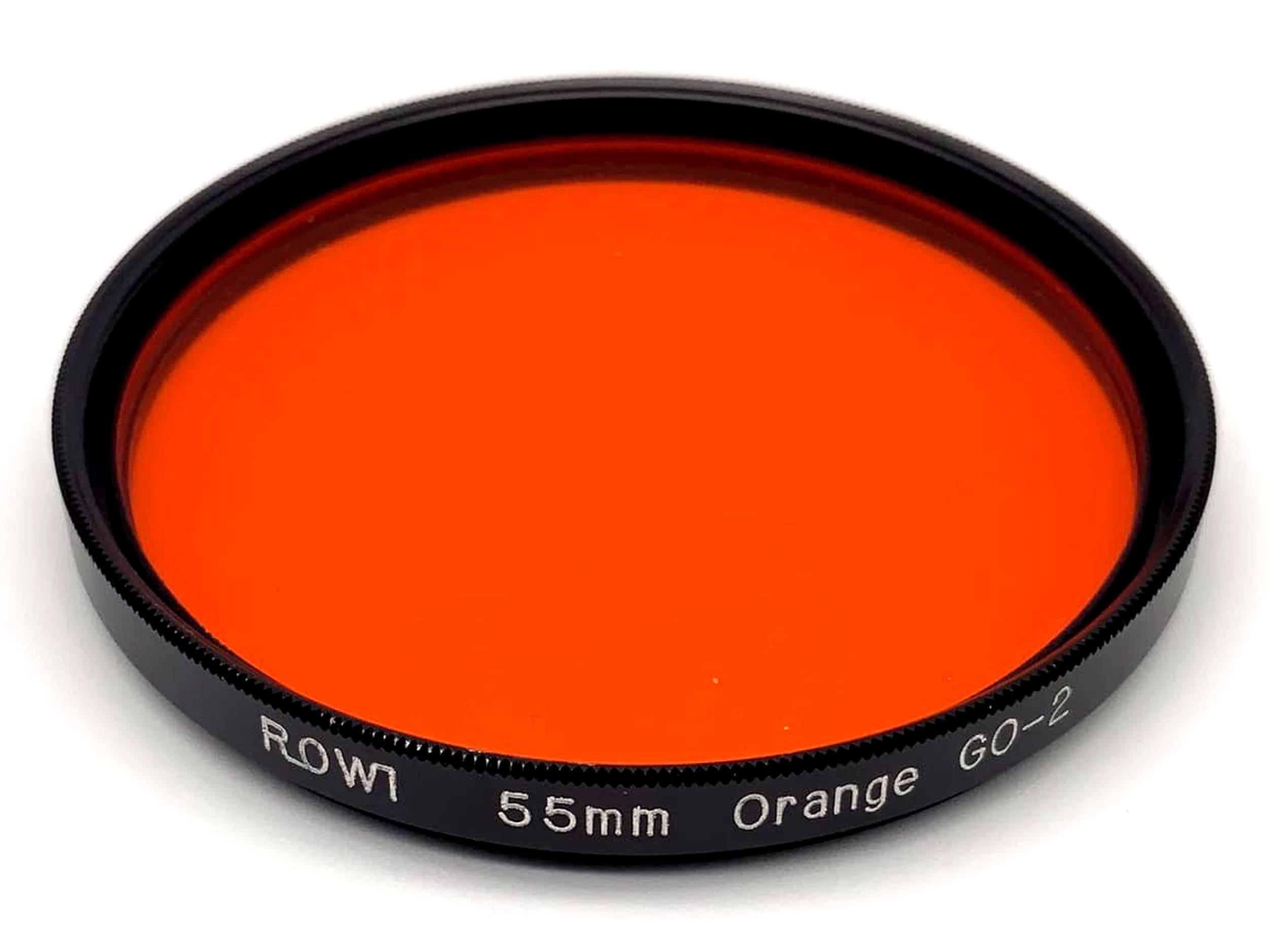 Rowi Color Filter 55mm Filter Orange GO-2 Circular Filter Thread