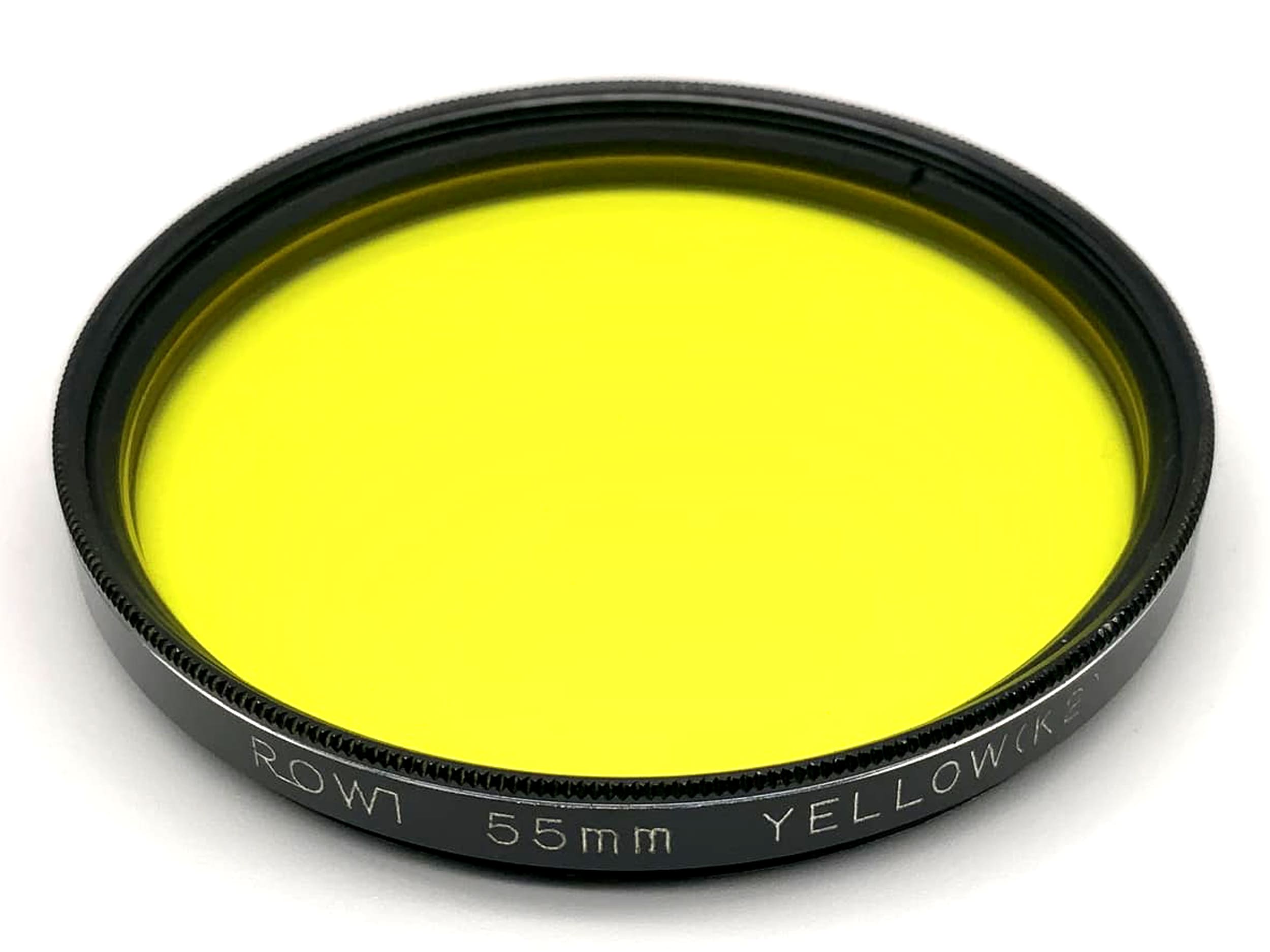 Rowi Color Filter 55mm Filter Yellow Yyellow (K2) Circular Filter Thread