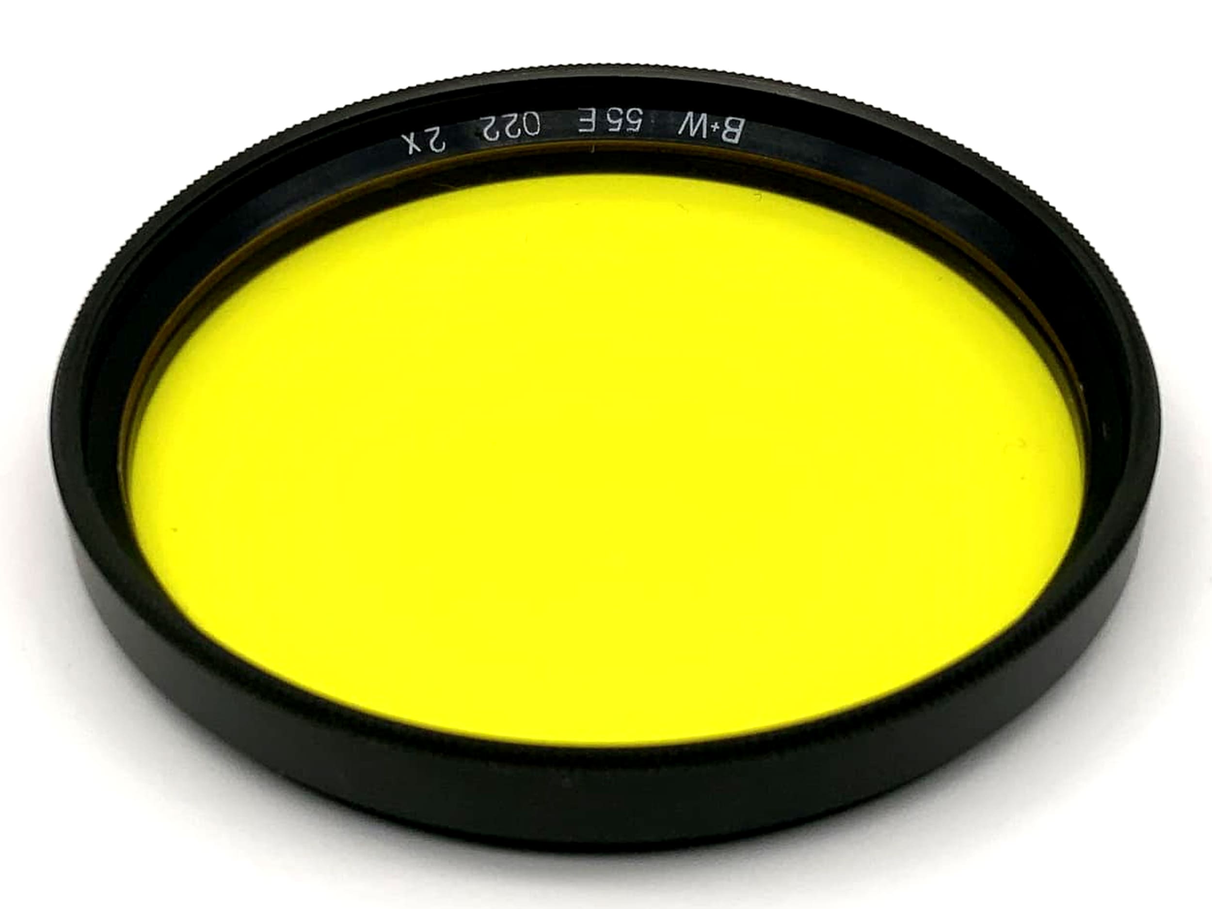 B+W Color Filter 55mm Filter Yellow 55E 022 2x yellow Circular Filter Thread