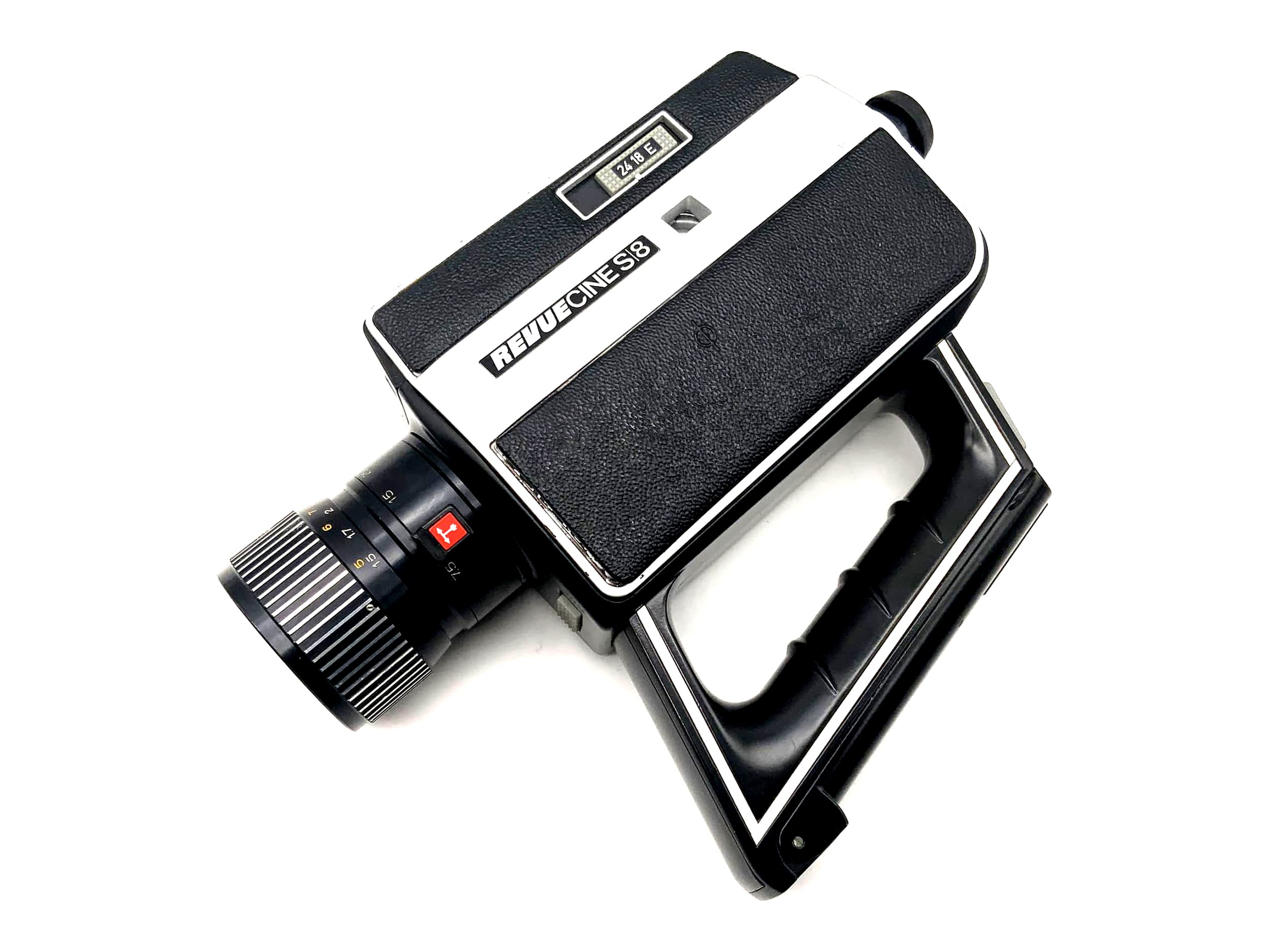 Revue cine S8 film camera with Revue Reflex 1.8/7.5-60 Super 8 camera movie camera