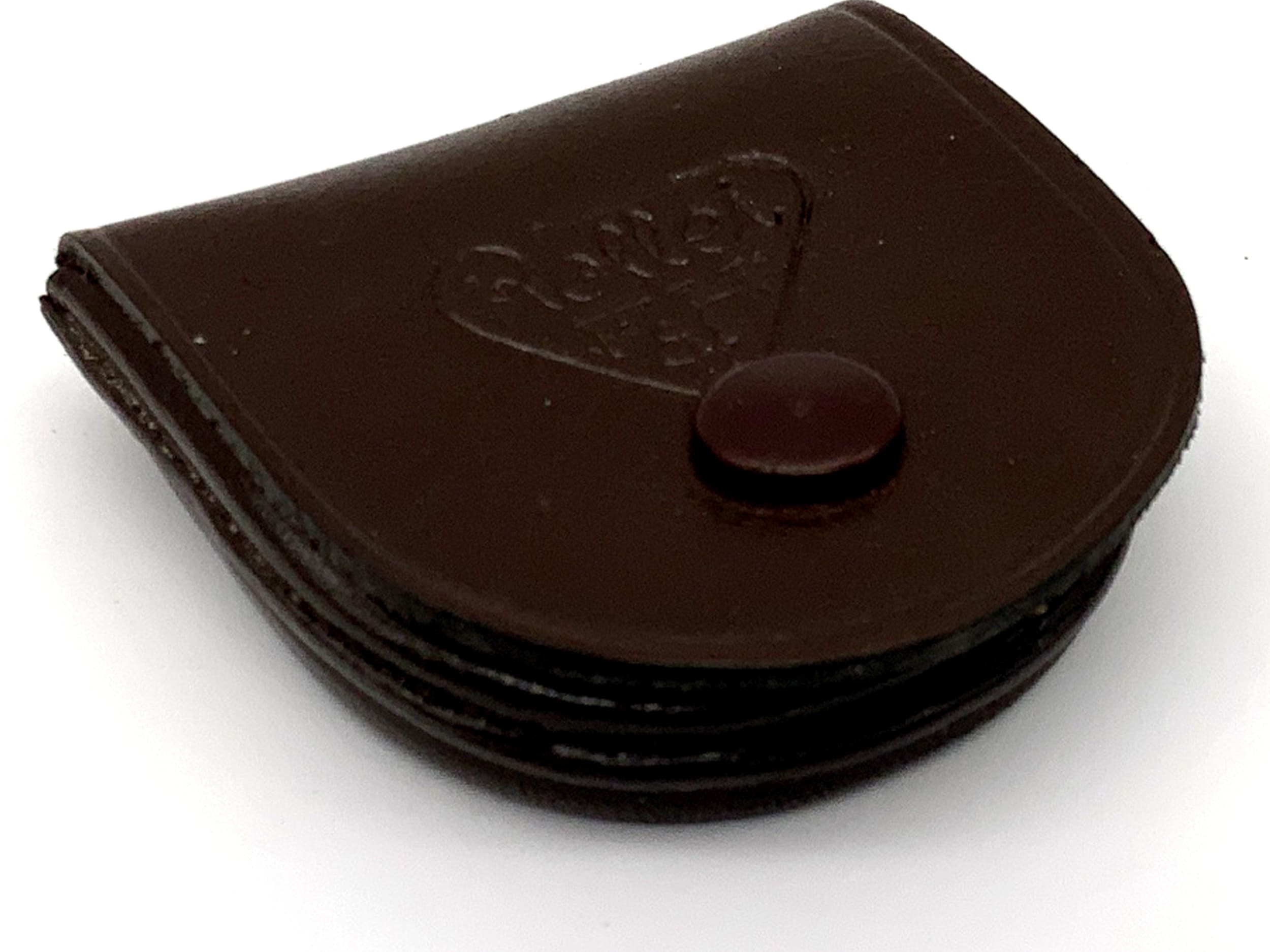 Rollei brown filter pouch for filter bayonet I / Bay 1 Rollei F&amp;H leather pouch