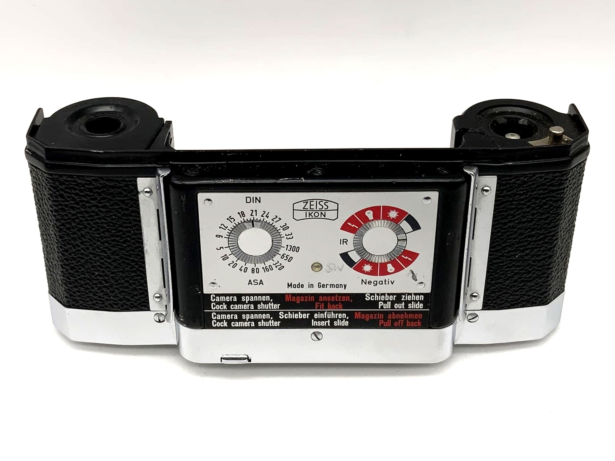 Zeiss Ikon interchangeable magazine 200302 Chrome backplate for Contaflex