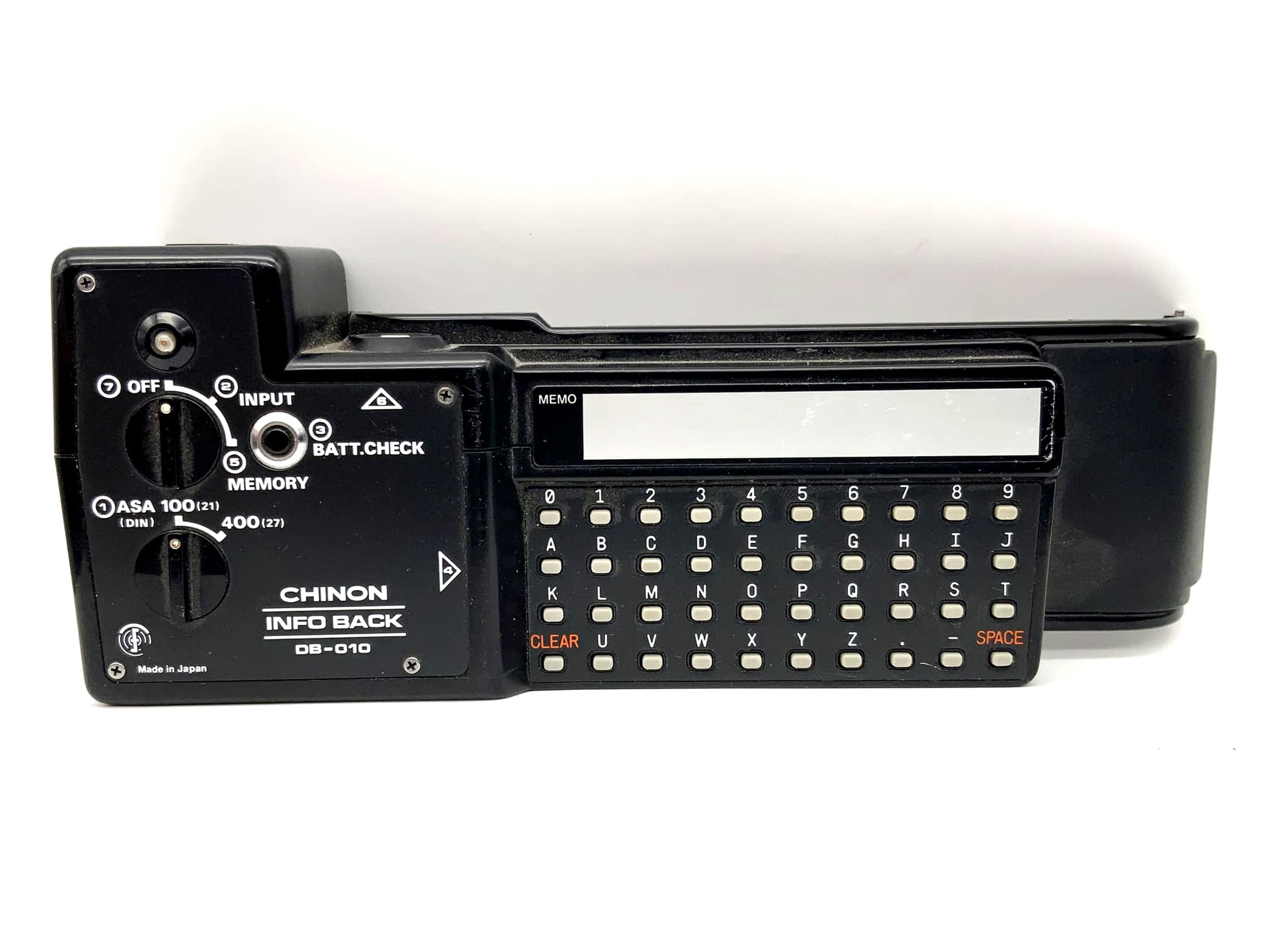 Chinon Databack DB-010 Back Panel for Analog SLR Info Back