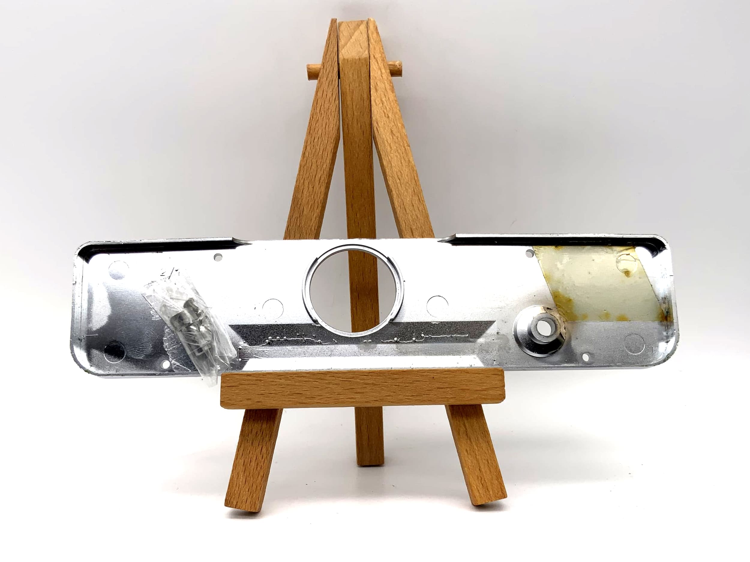 Pentacon Base Plate Praktica MTL 3 Silver Replacement Part