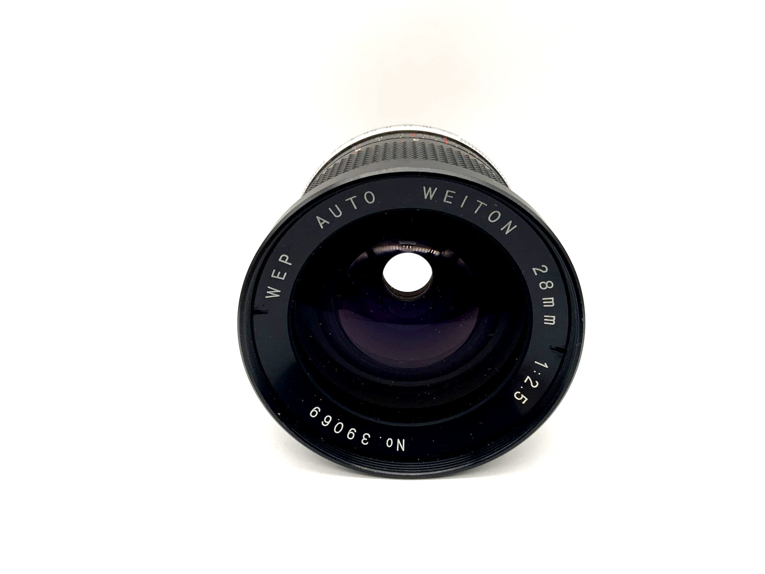 WEP 28mm 1:2.5 Lens Auto Weiton Camera Lens (M42)