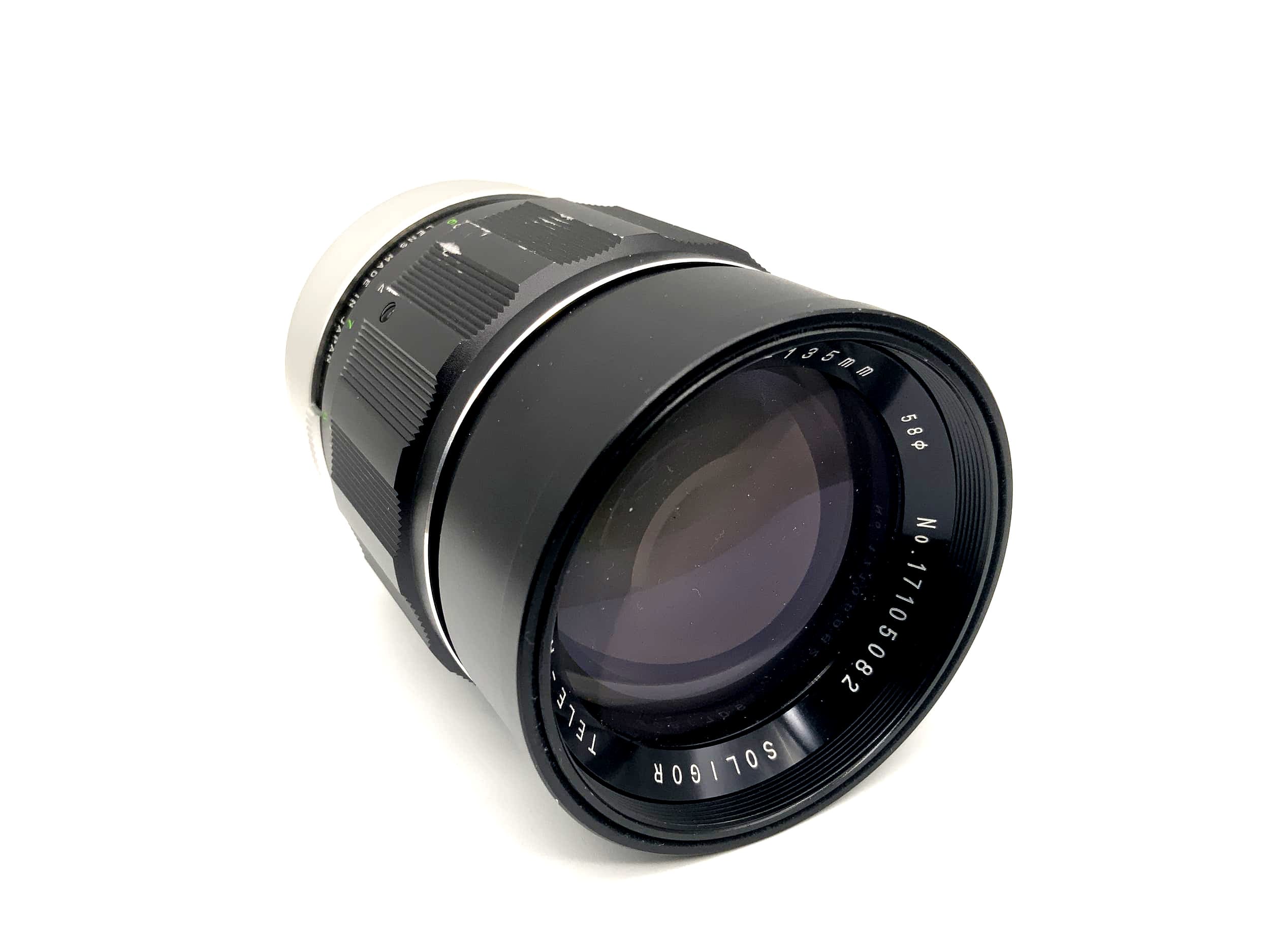 Soligor 135mm 1:2.8 Telephoto Auto Camera Lens (Konica AR)